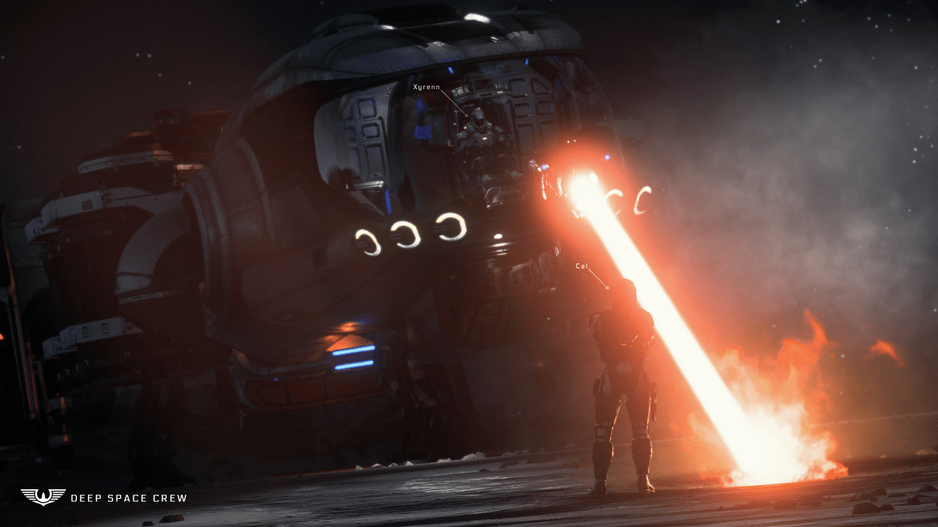 Deep Space Crew Prospecting for Bexalite on Cellin r/starcitizen