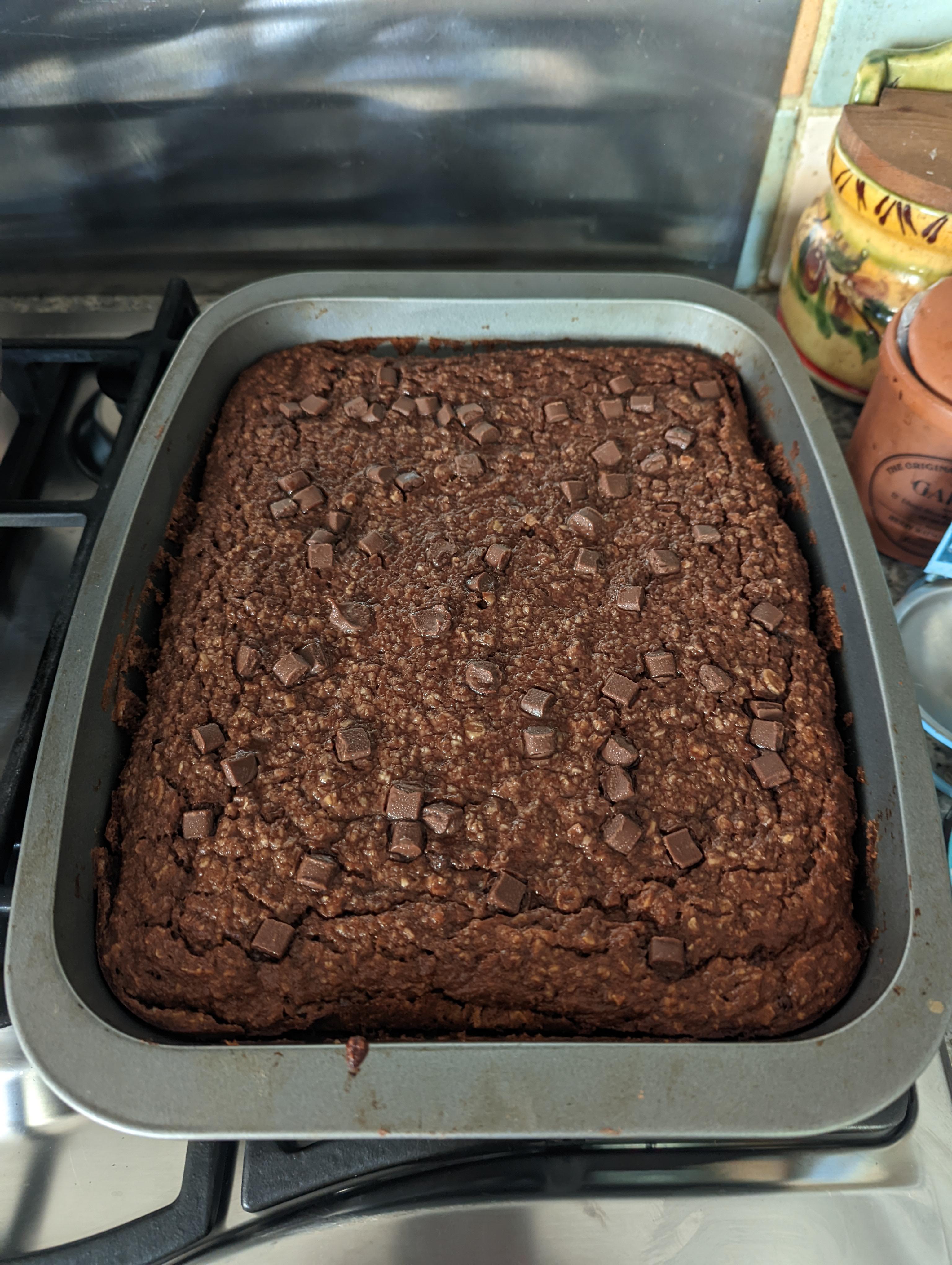 My apple pie baked oats went down too well and I had to bake more