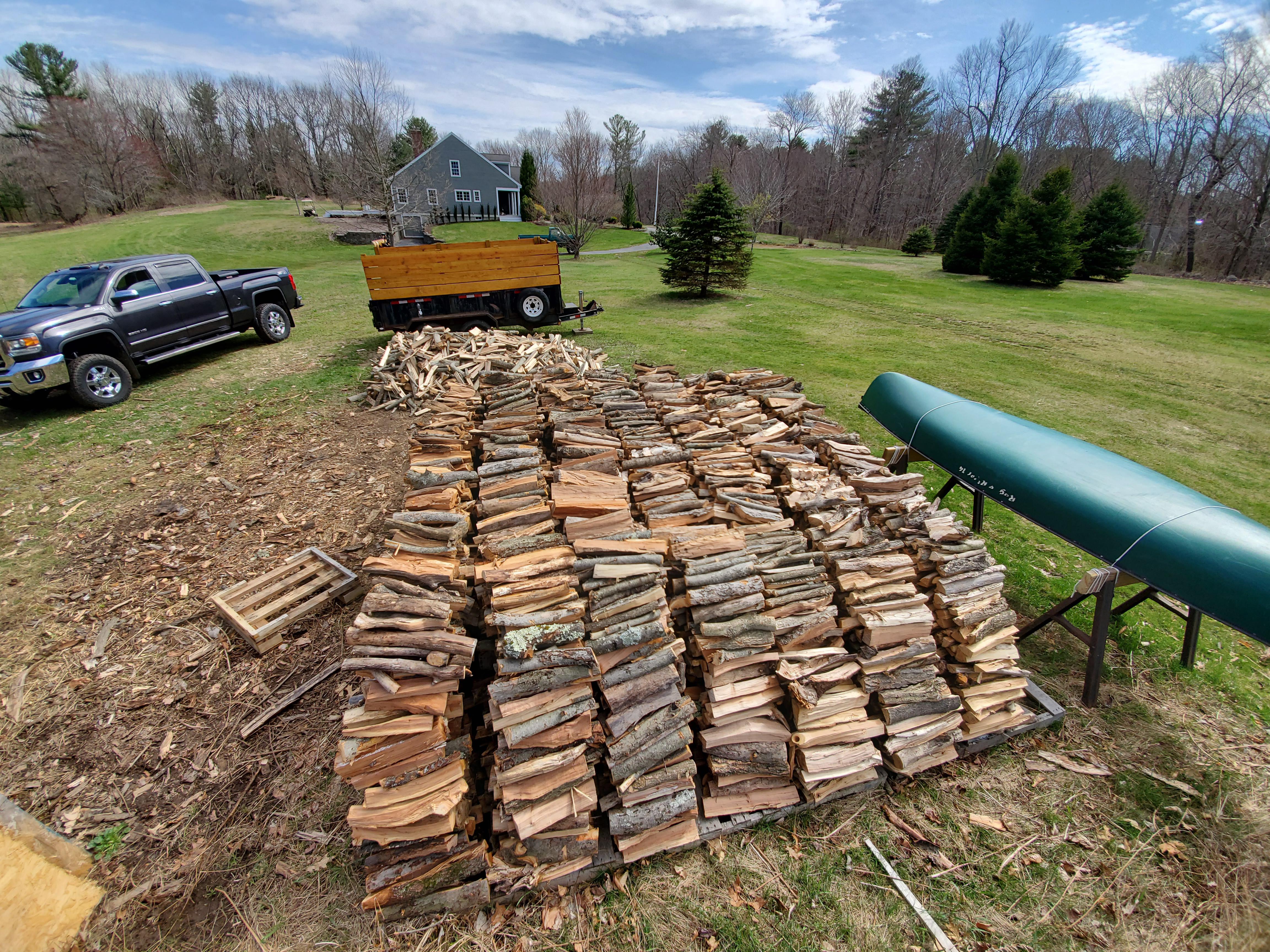 Getting ready for winter during this quarantine r/firewood