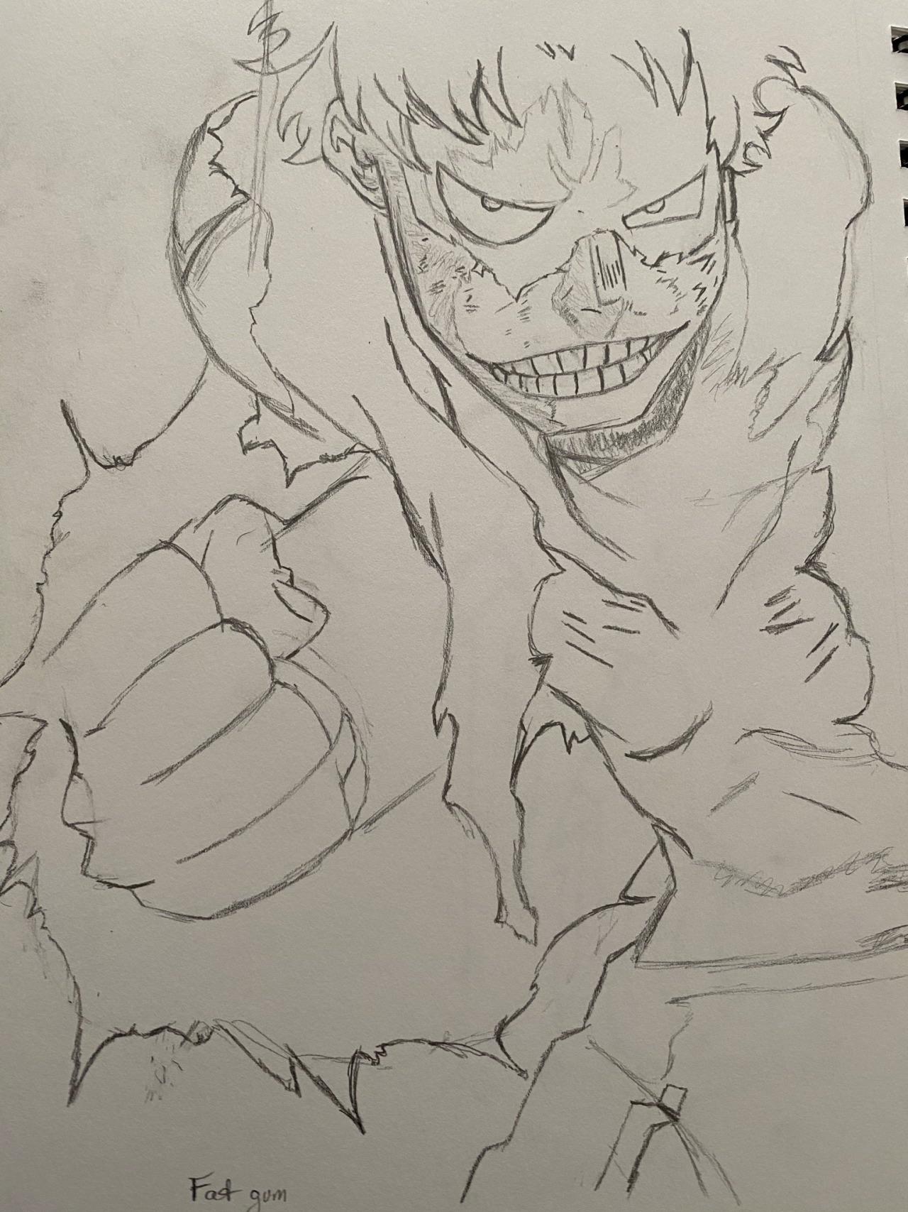 My Fat Gum drawing r/BokuNoHeroAcademia