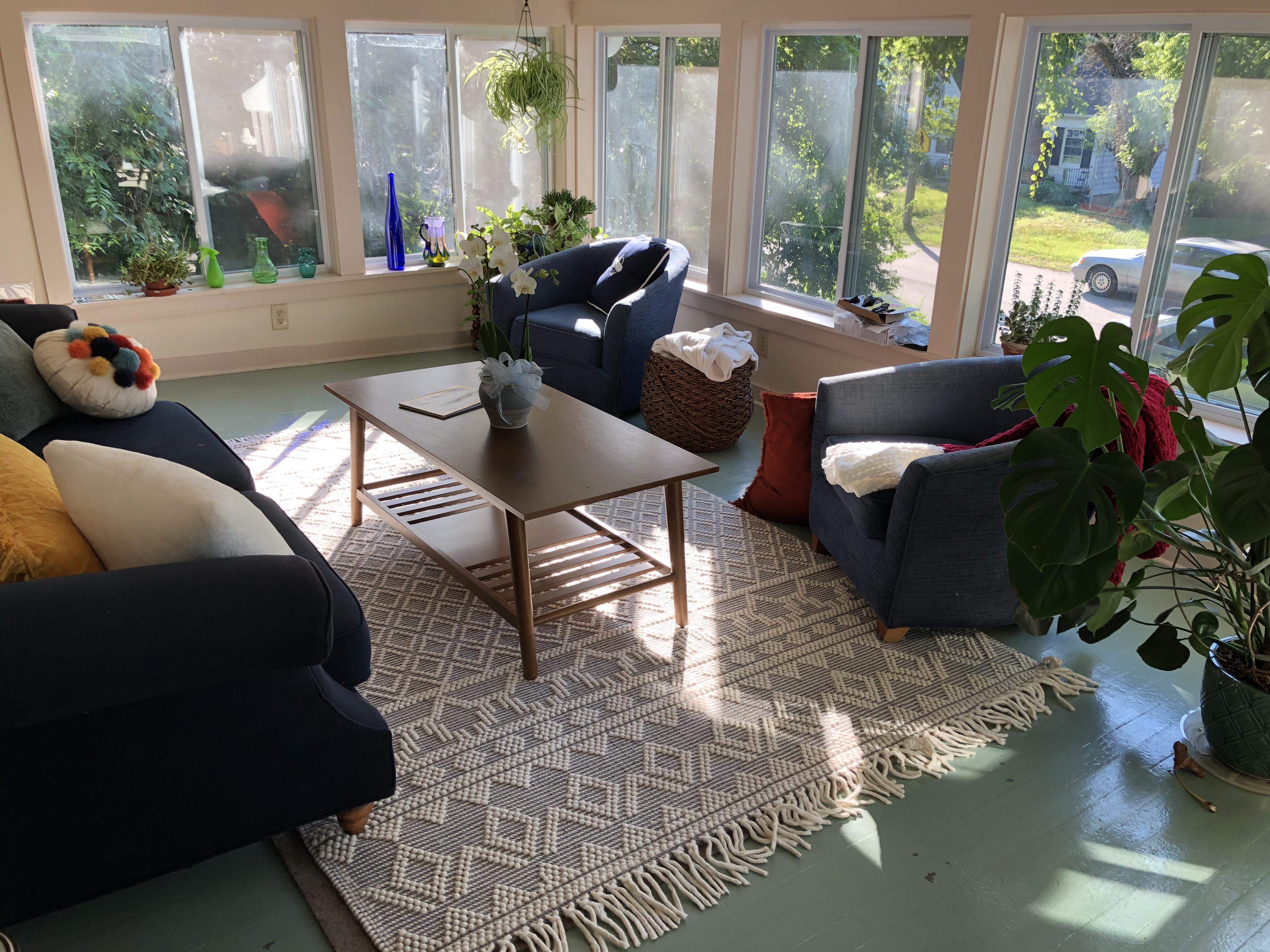 My sunfilled living room. Knoxville, TN. r/AmateurRoomPorn