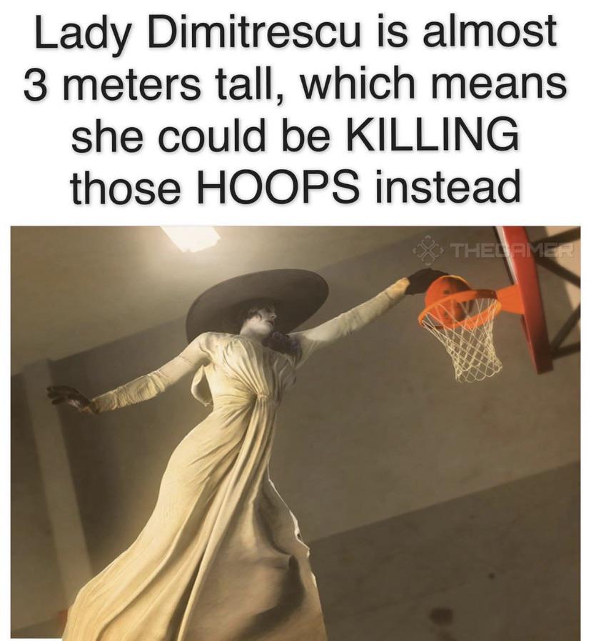 My girl bout to join the NBA r/gaming