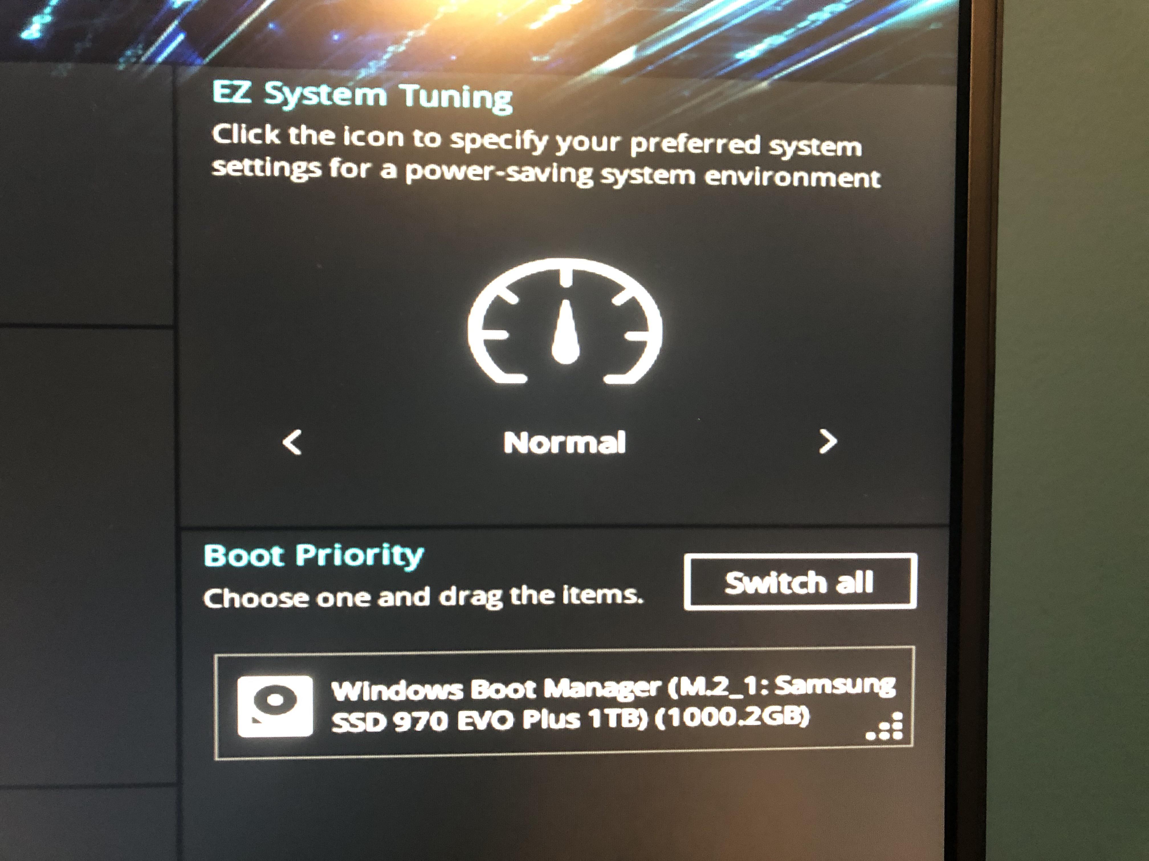 While I’m here asking questions what should I put this to in Asus bios? The options are normal