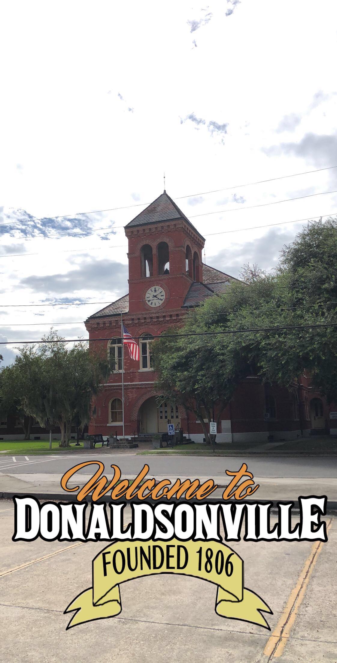 Another great la courthouse. Donaldsonville, where bayou lafourche