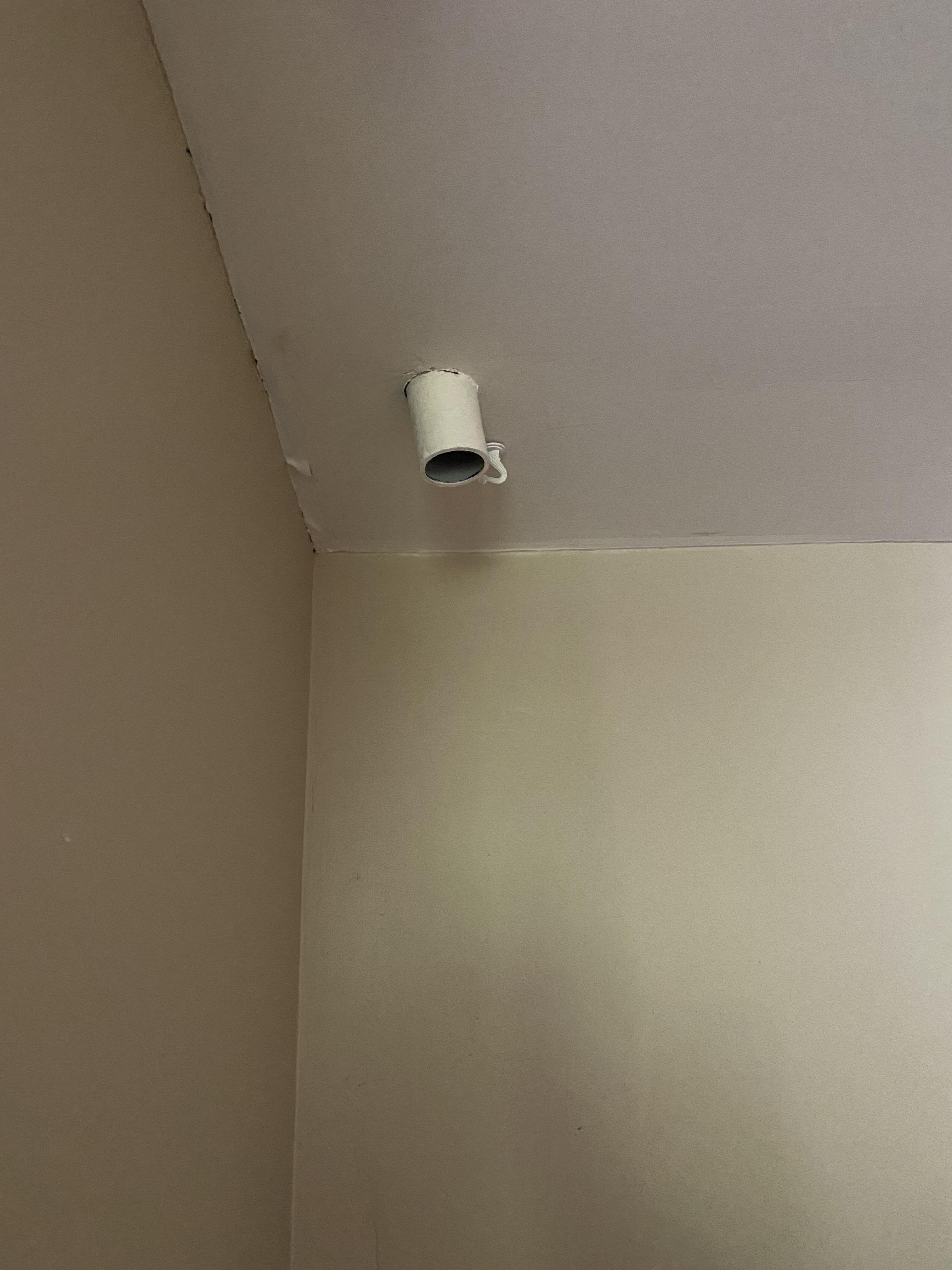 What is this random pipe sticking out from ceiling in a bedroom? r