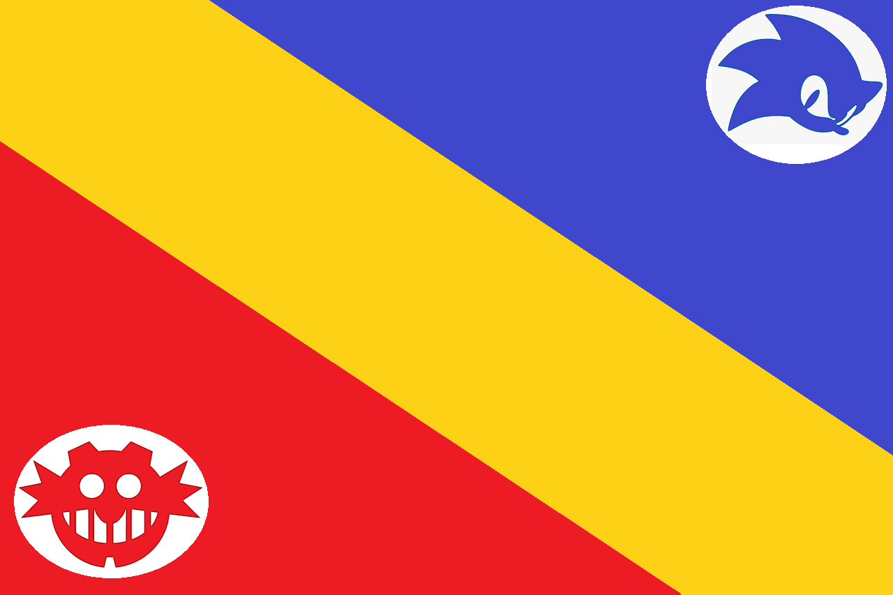 Flag for the Sonic the Hedgehog Fandom r/vexillology