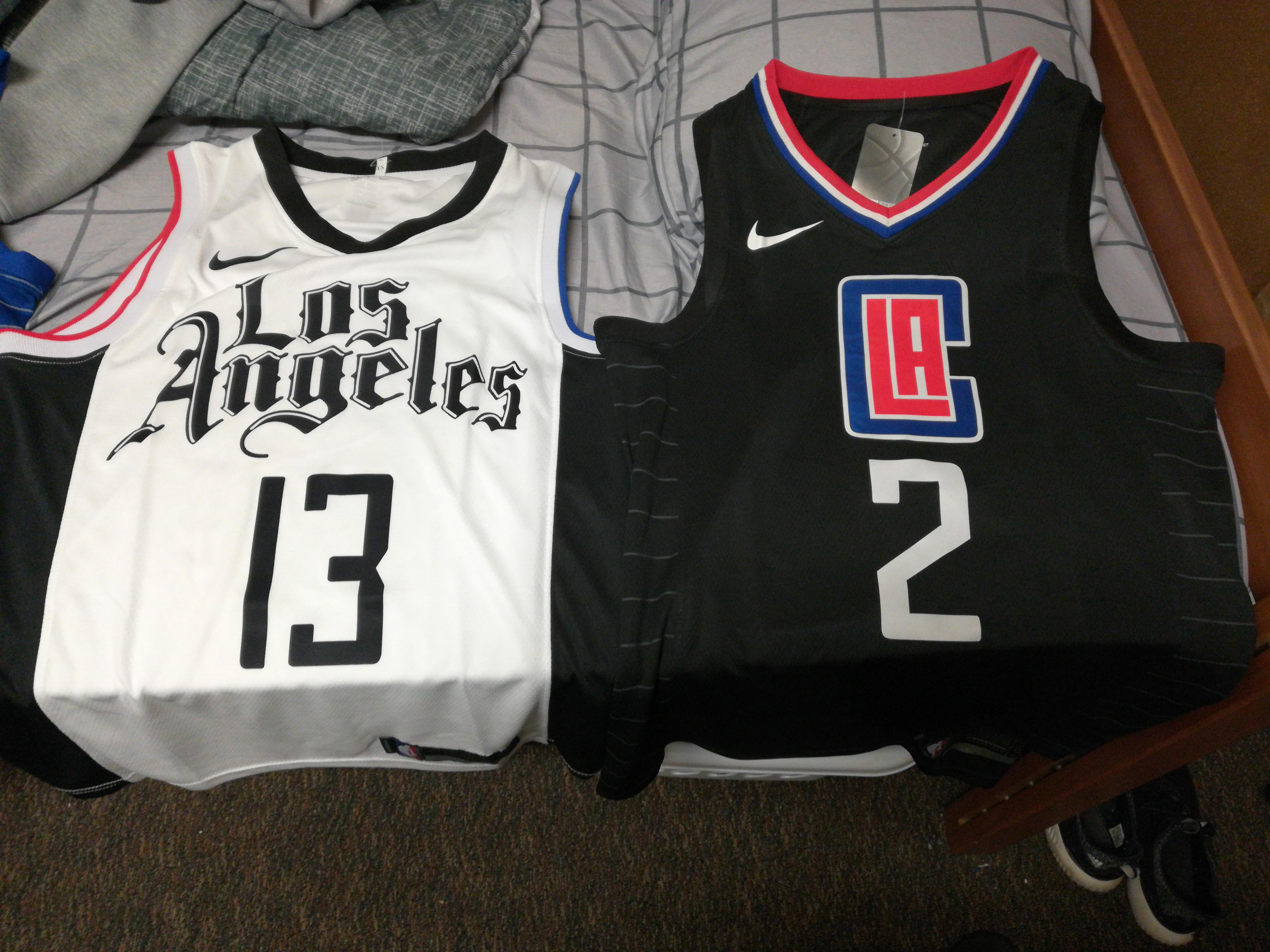 Two new (fake) jerseys! Can't wait to see these two play tonight for