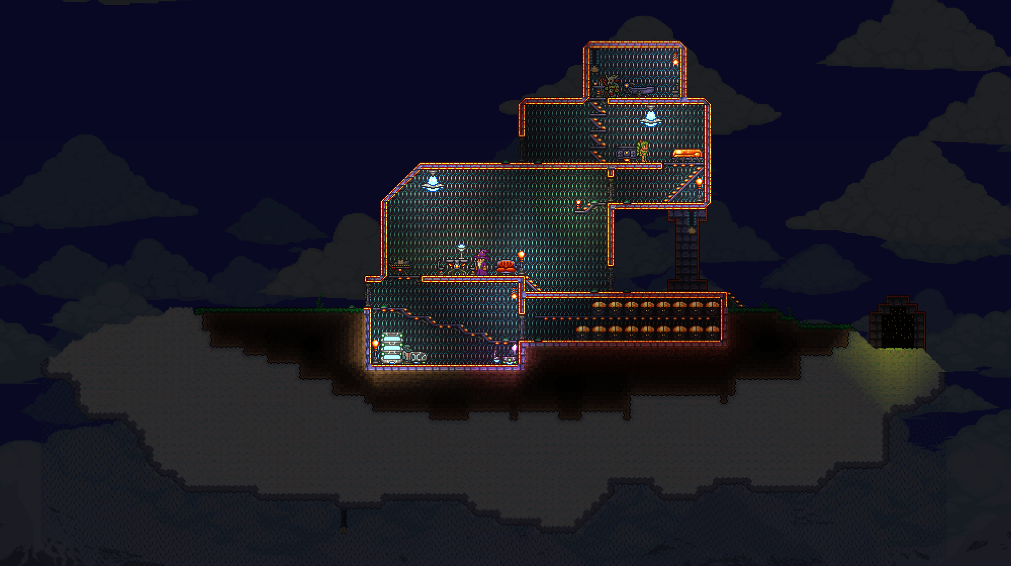 Can I get some feedback on my space house? r/Terraria