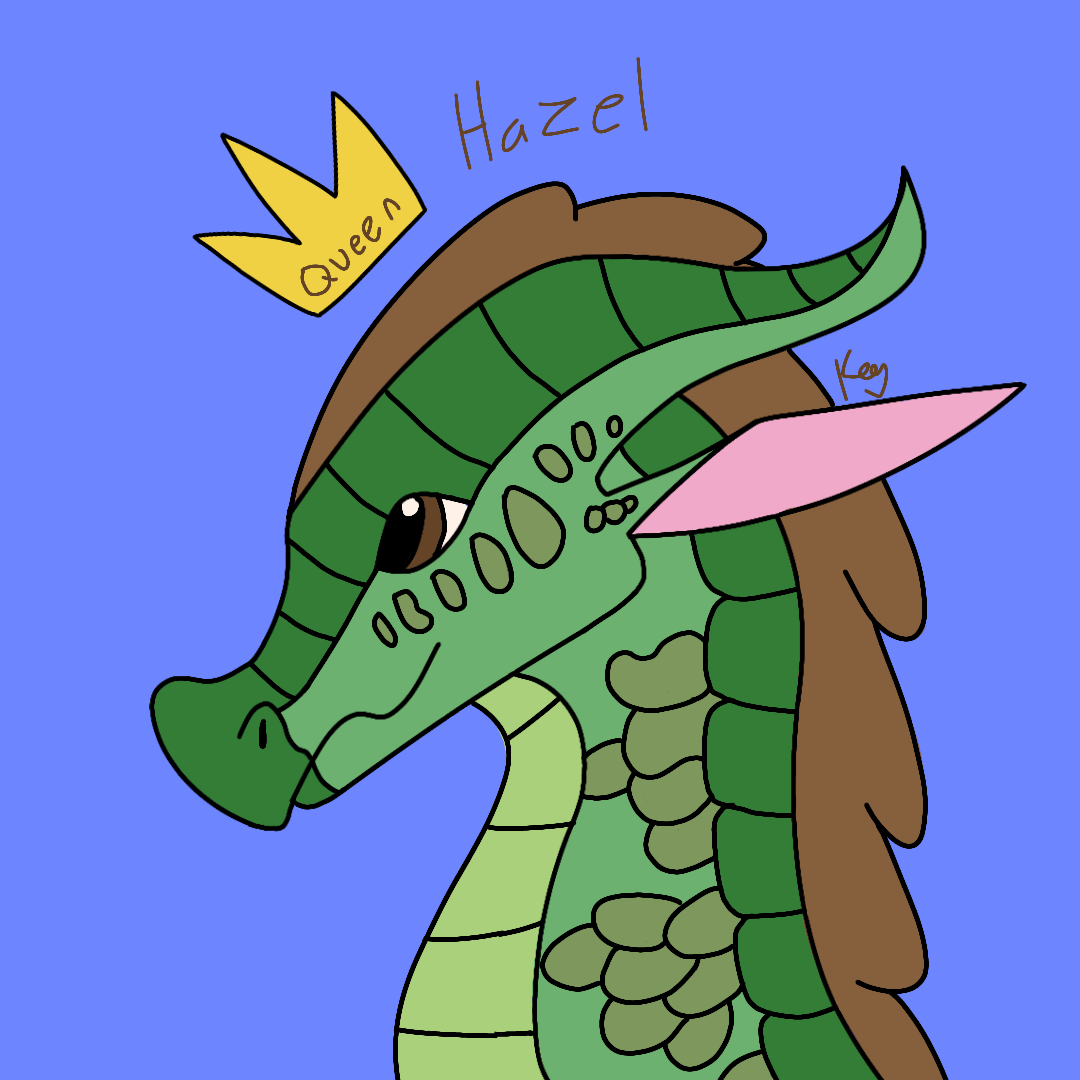Queen Hazel of the Leafwings (art by me) (should I mark this as a
