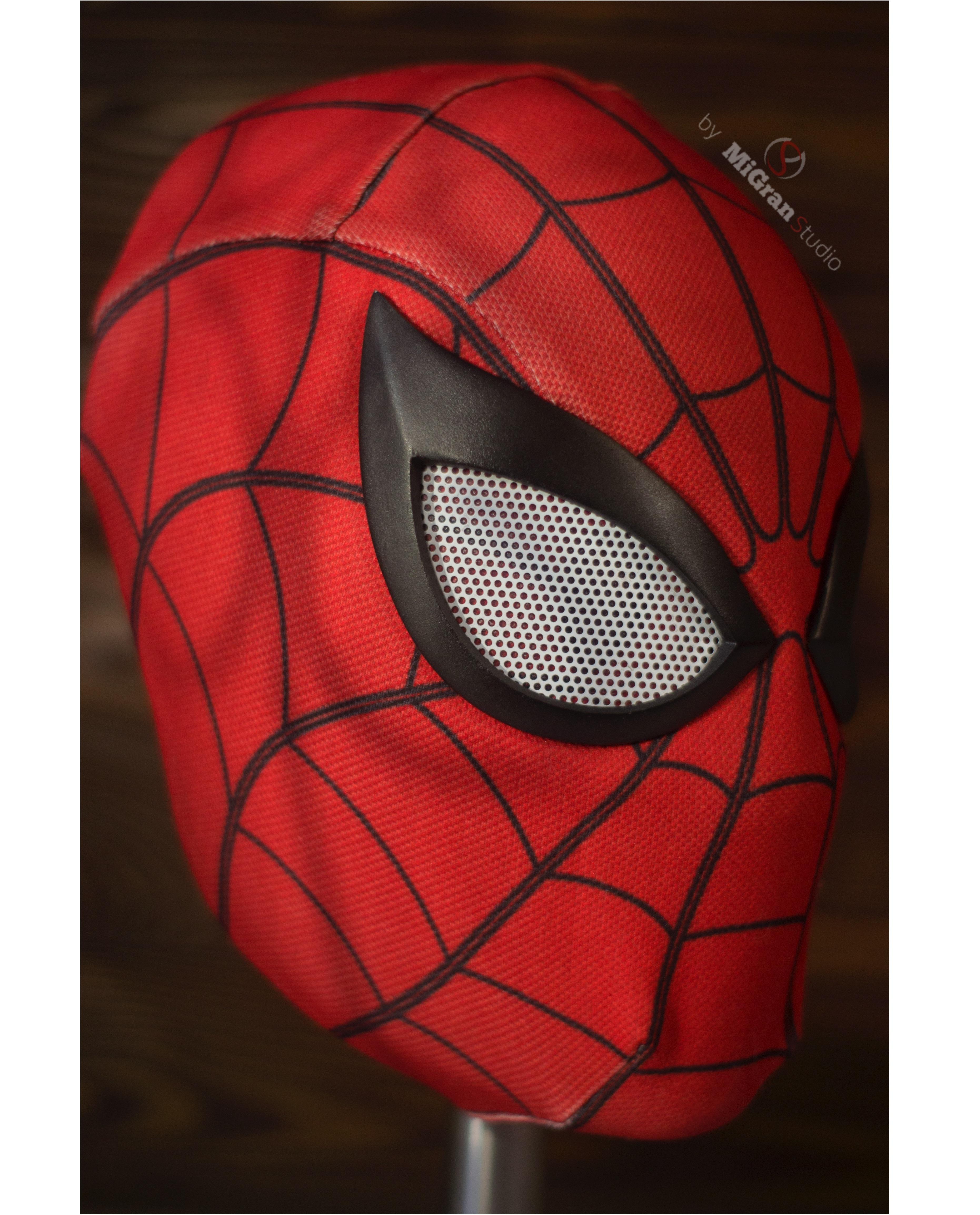FANMADEMy handmade SpiderMan mask r/SpidermanPS4