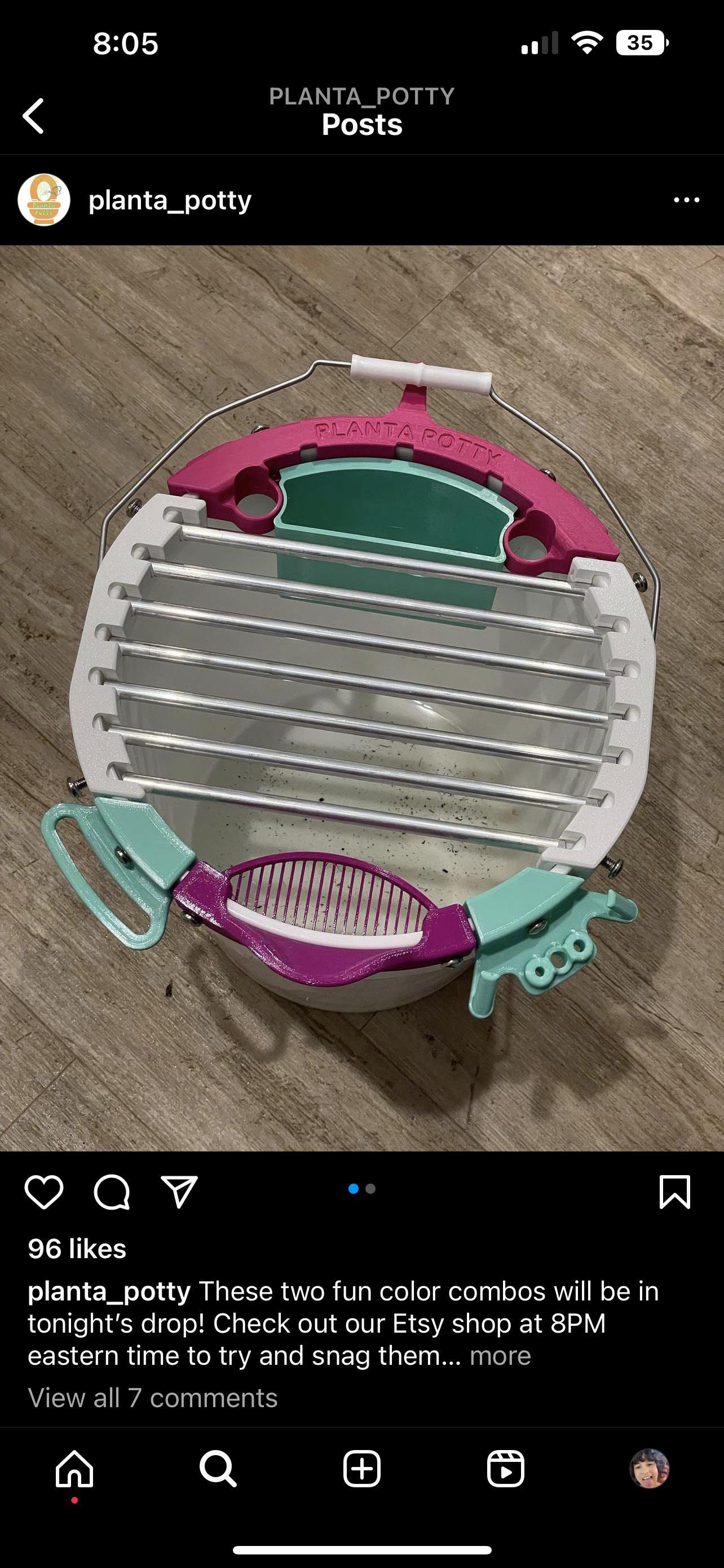 Wanted 5 Gallon Bucket Grate for Watering Plants r/3Dprinting