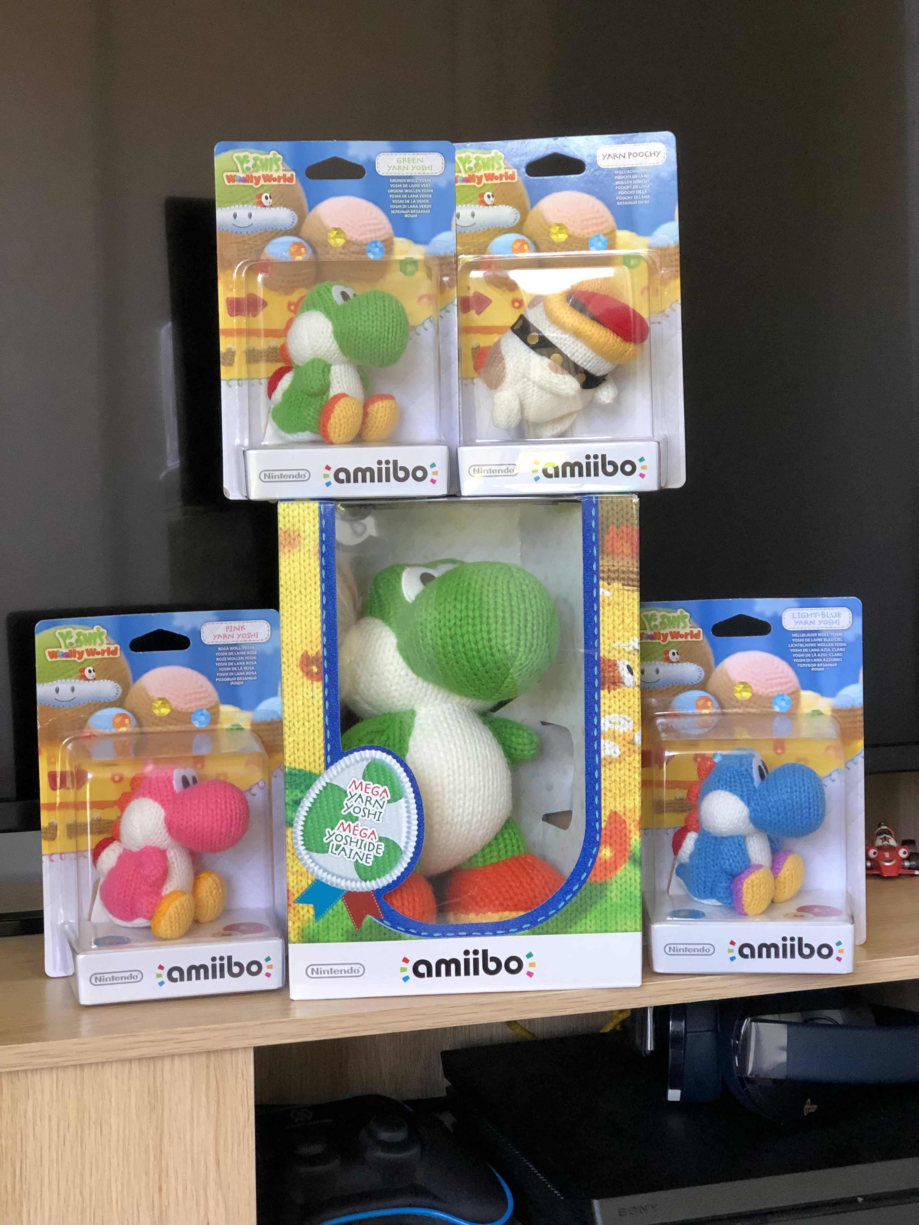 My Complete Yarn Yoshi collection r/amiibo