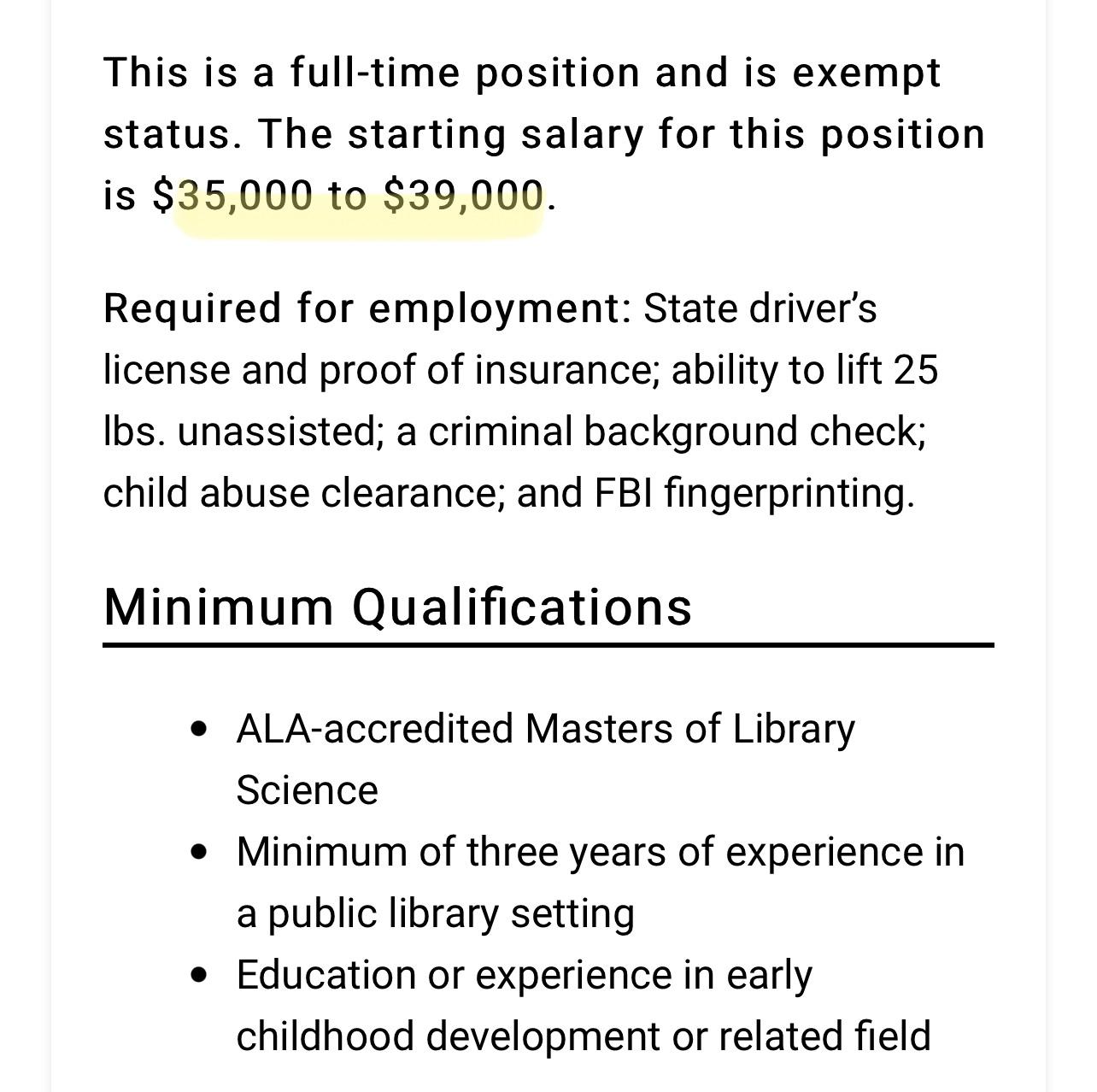 Masters Degree required for 15.38 an hour job r/ChoosingBeggars
