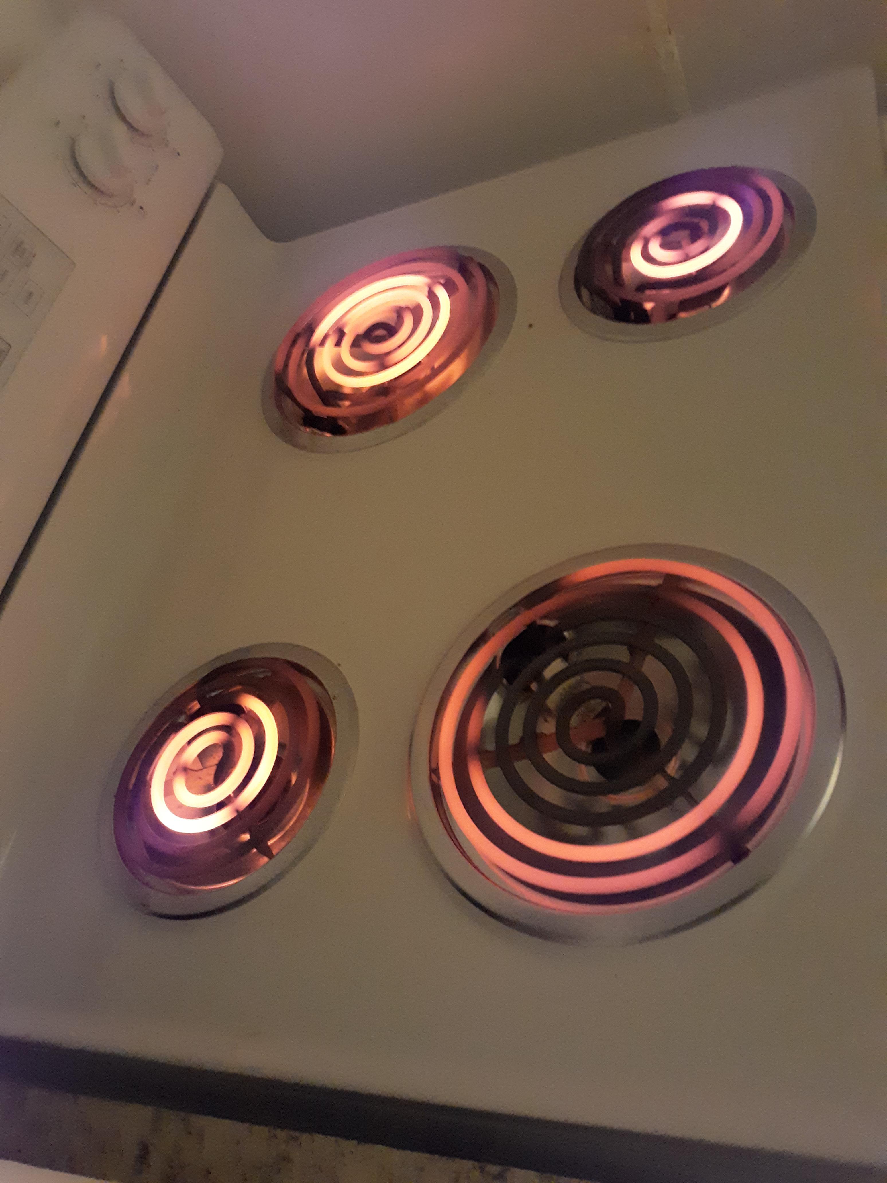 New stove in my place. The burners stove wont boil water... like how do