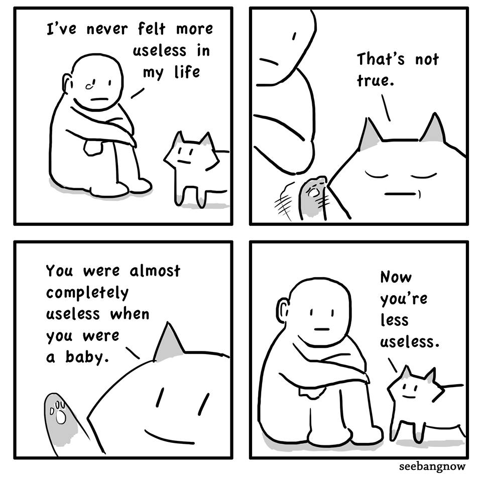 If you're feeling useless