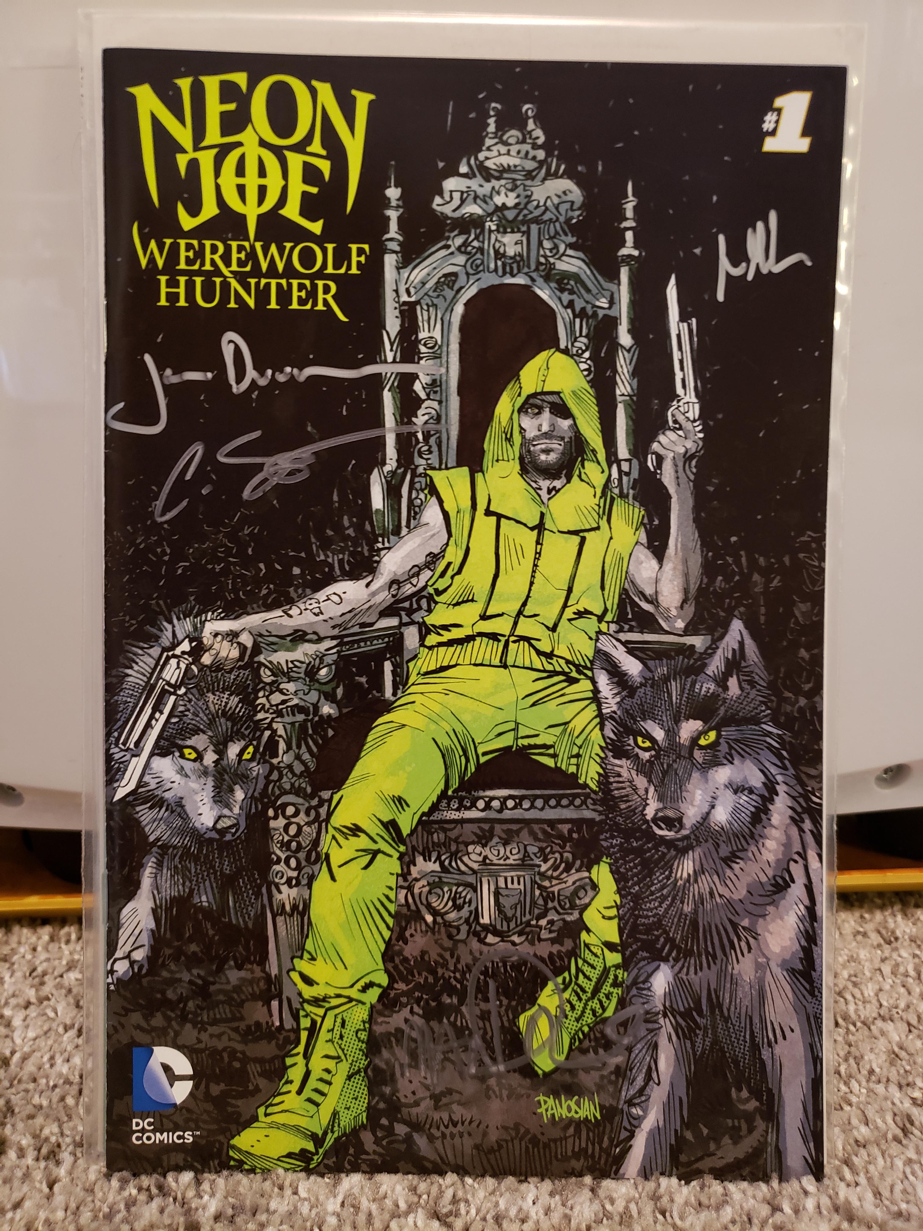 Neon Joe Werewolf Hunter 1 comic book r/adultswim