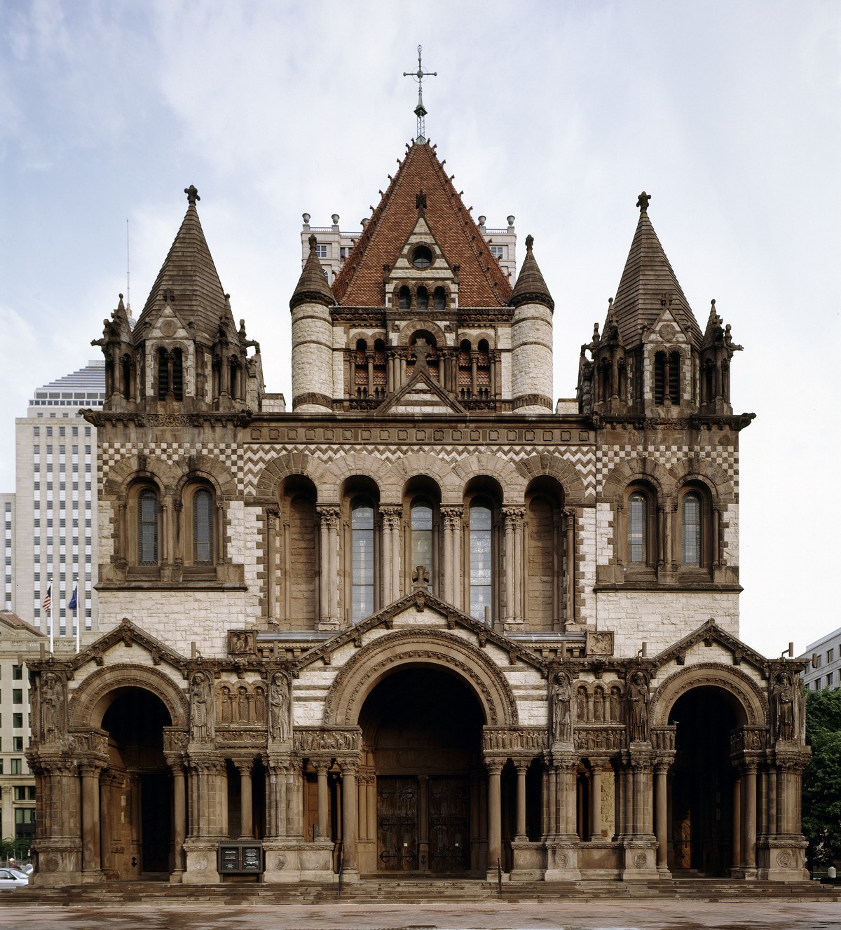 Trinity Episcopal Church, Boston, 1877, Richardsonian Romanesque r