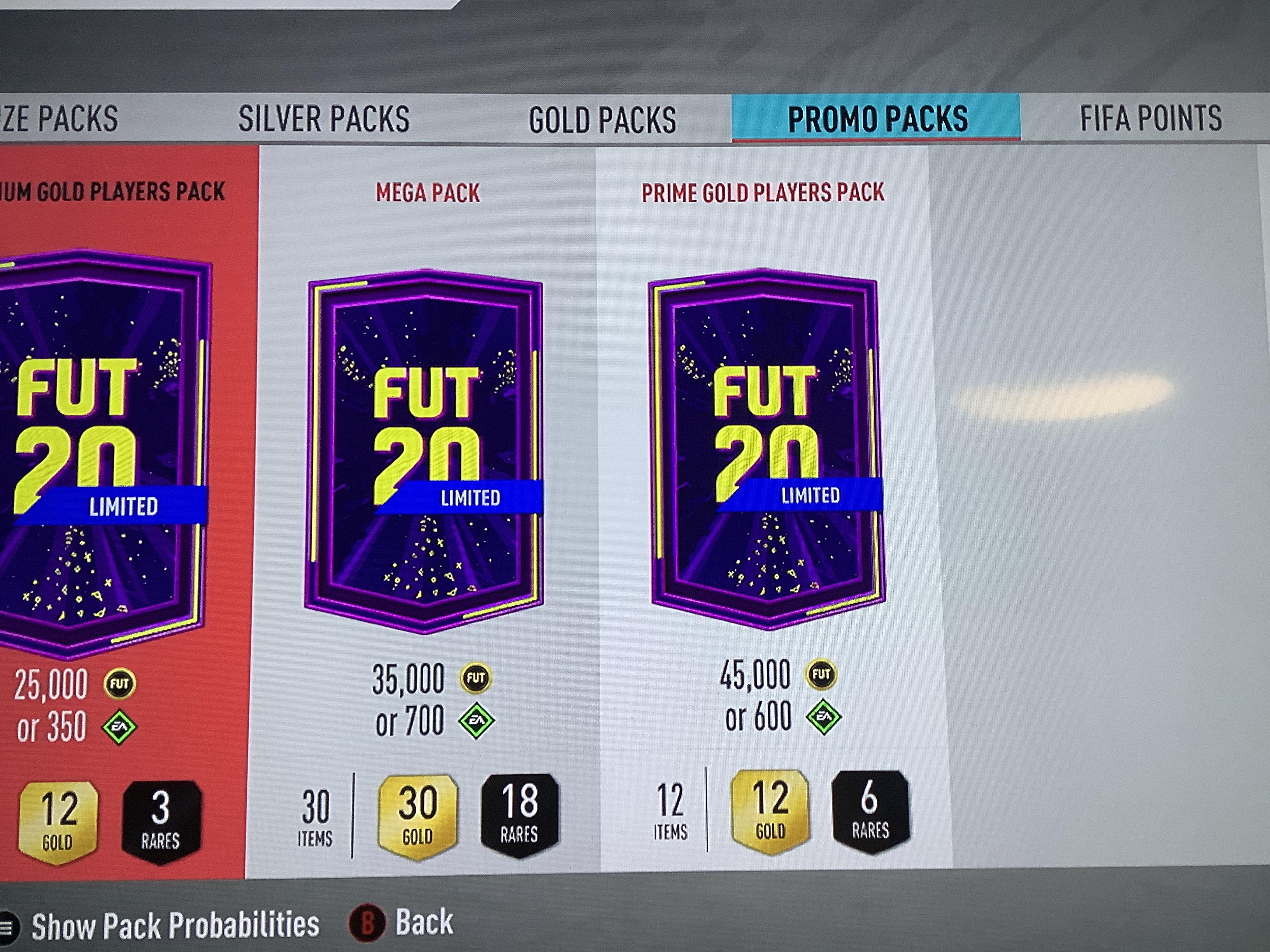 Are packs based on number of rares/items rather than amount of players