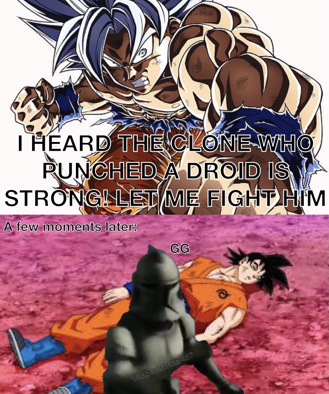 CaN hE bEaT gOkU!?!?! r/CloneWarsMemes