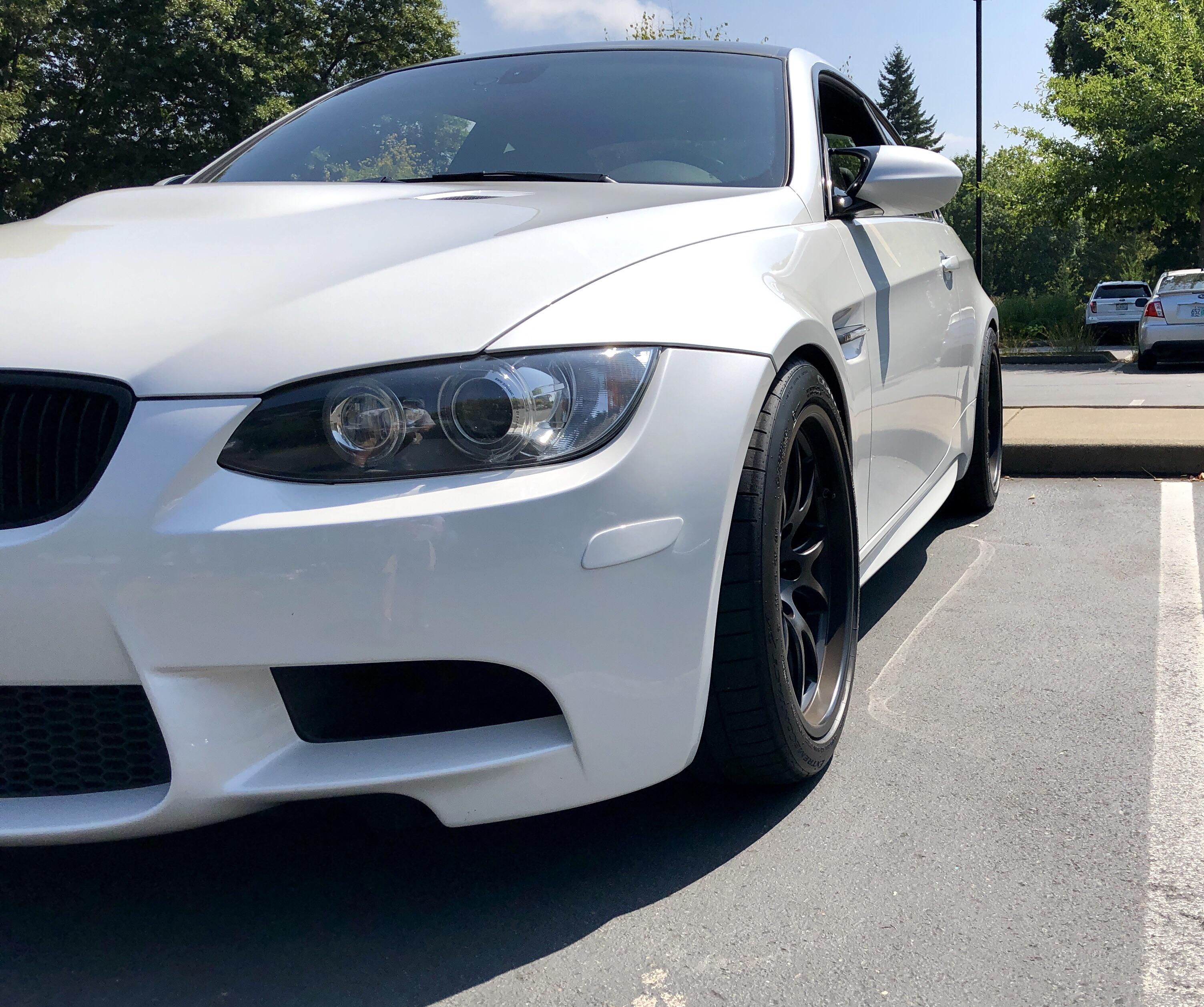 Added spacers. Happy now (E92 M3) r/BMW