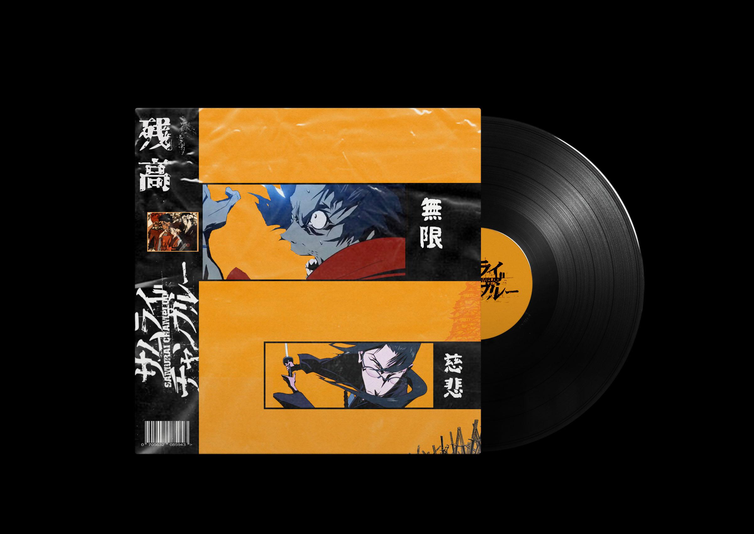 Samurai Champloo soundtrack vinyl design I came up with. SamuraiChamploo