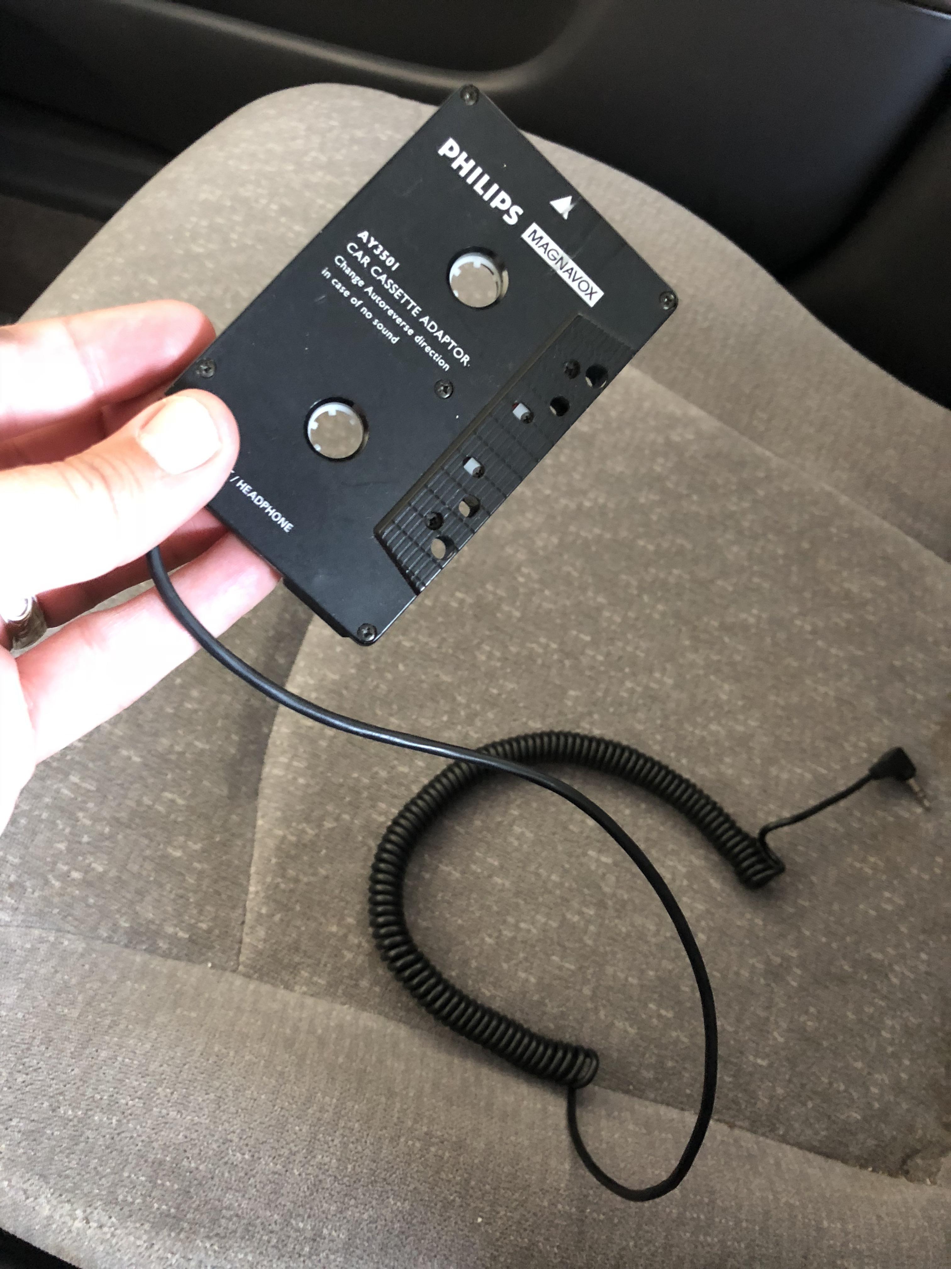 Car Cassette Adapter. If I could only find my 100 CD Case Logic Holder