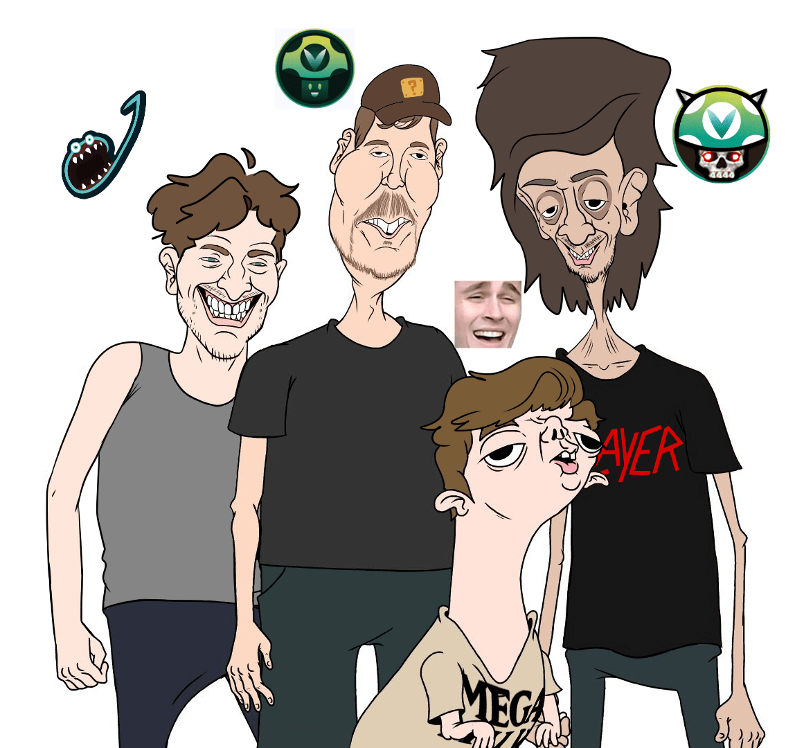 late to the trend but take this. jerma, vinny, ludwig, and joel. r