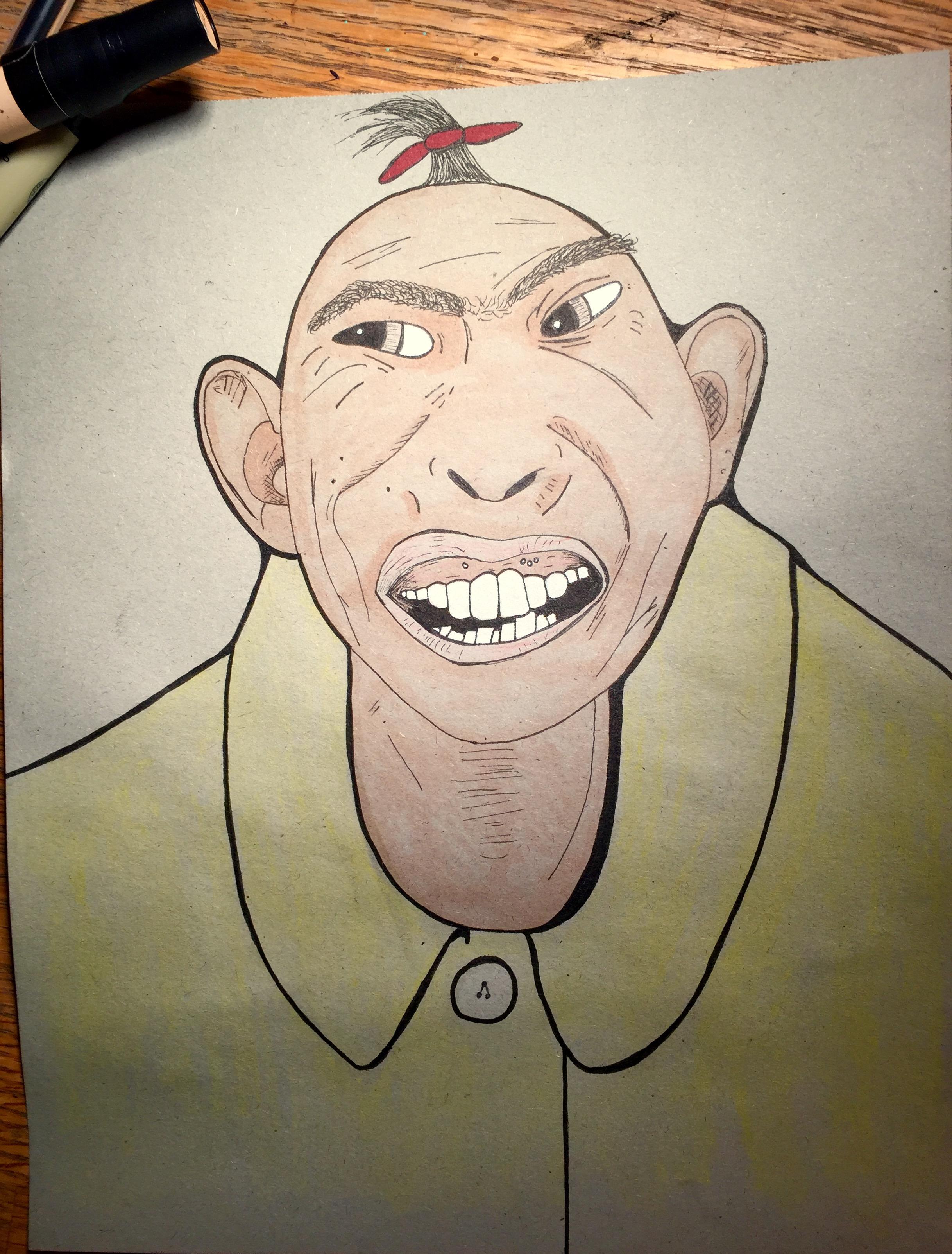Wanted to share my drawing of Schlitzie FreakShow