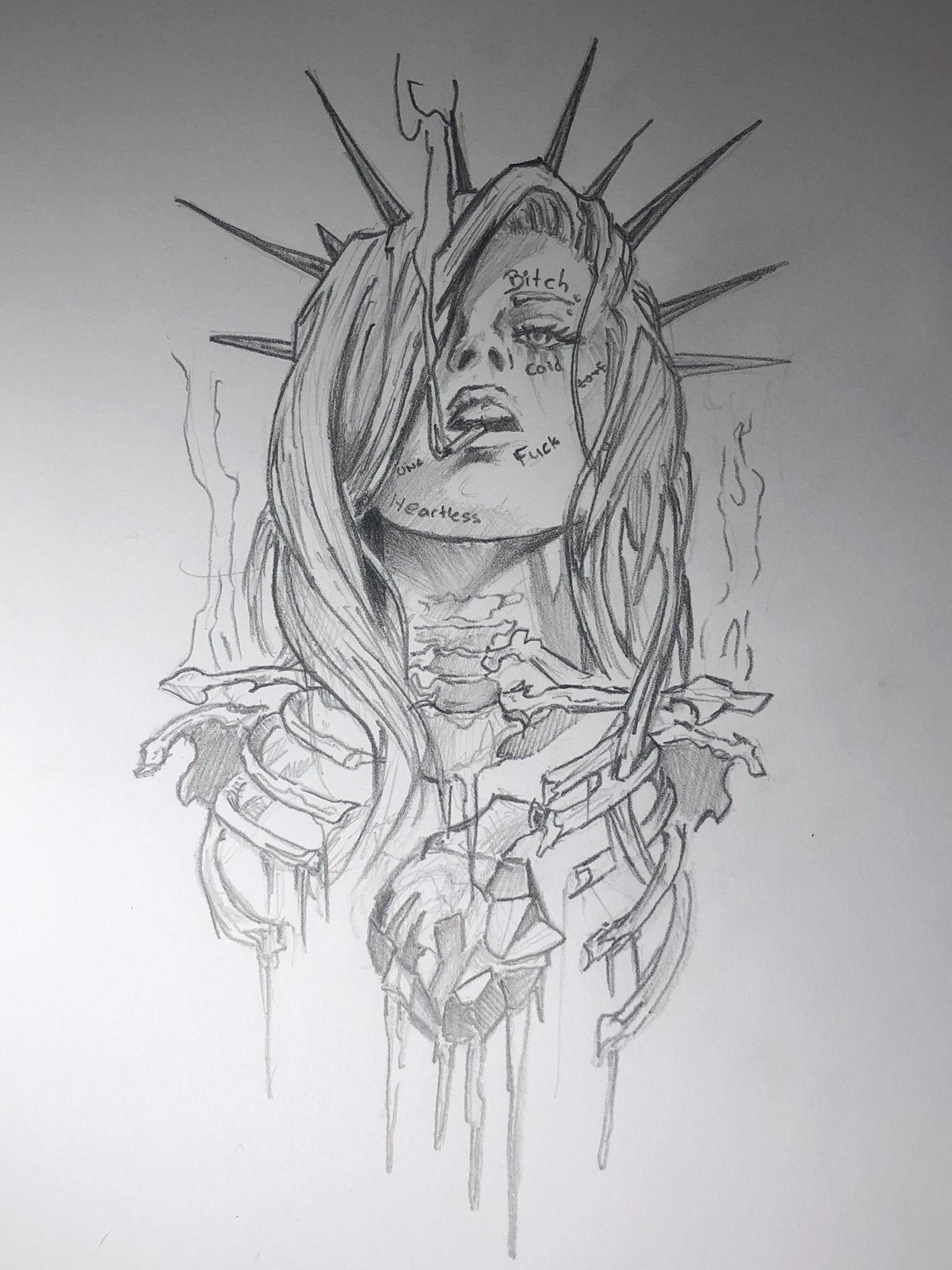 My first post on this subreddit. Just a thirteen year old r/drawing