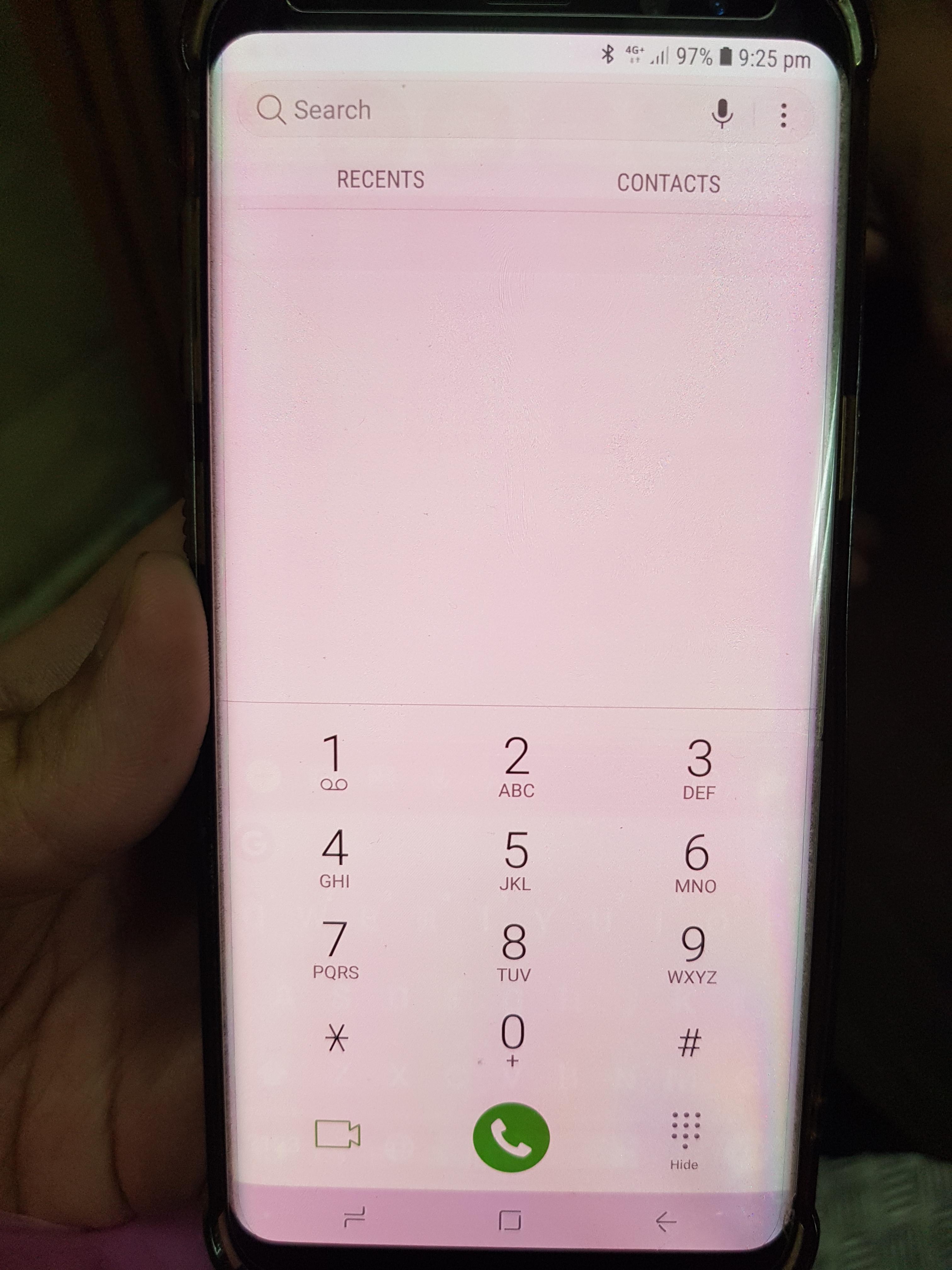 Screen burn in on my neighbors phone. Dude used it at 100 all the time