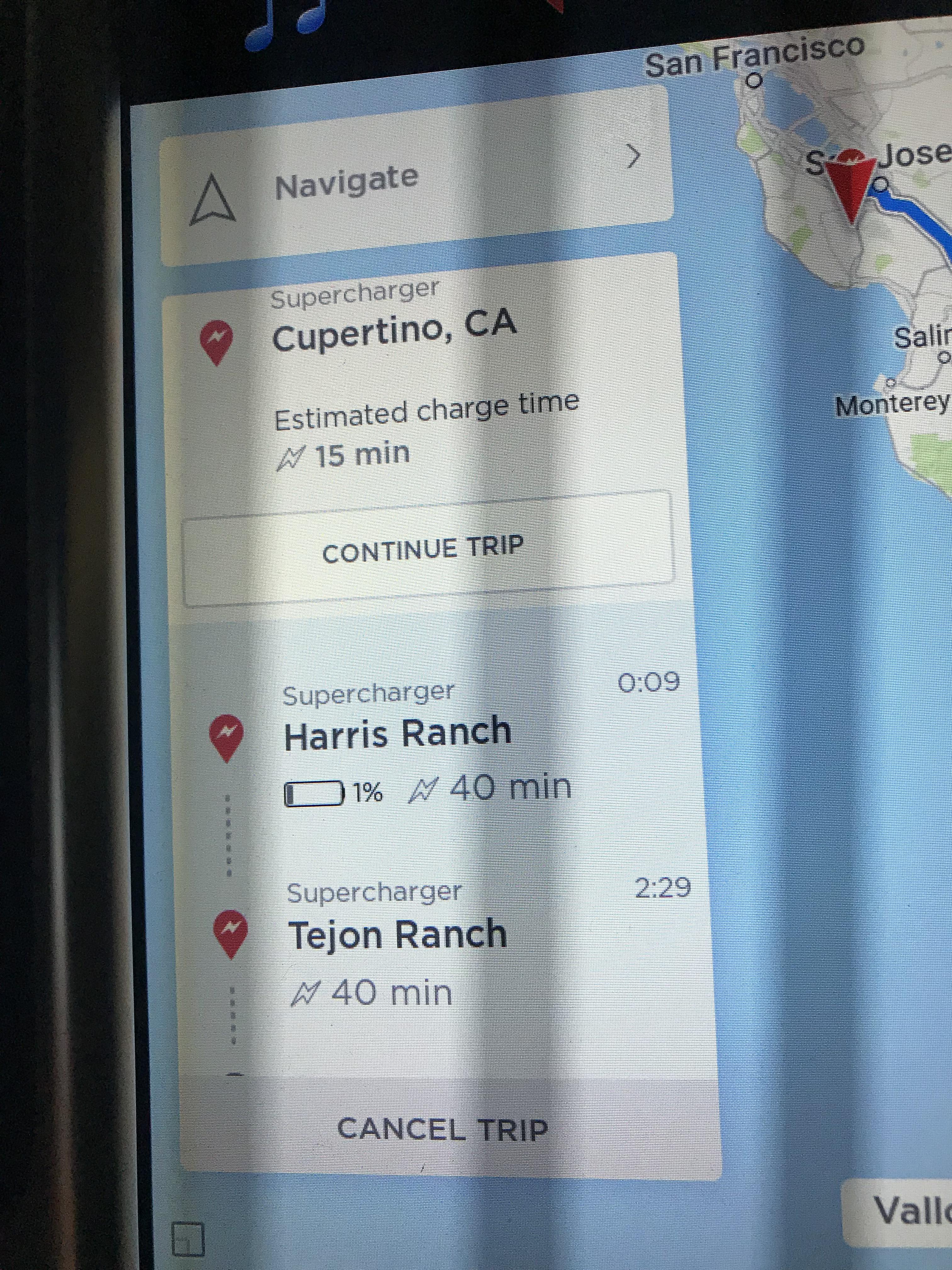 I've gotta say Tesla trip planning is really pushing it here 😅 r