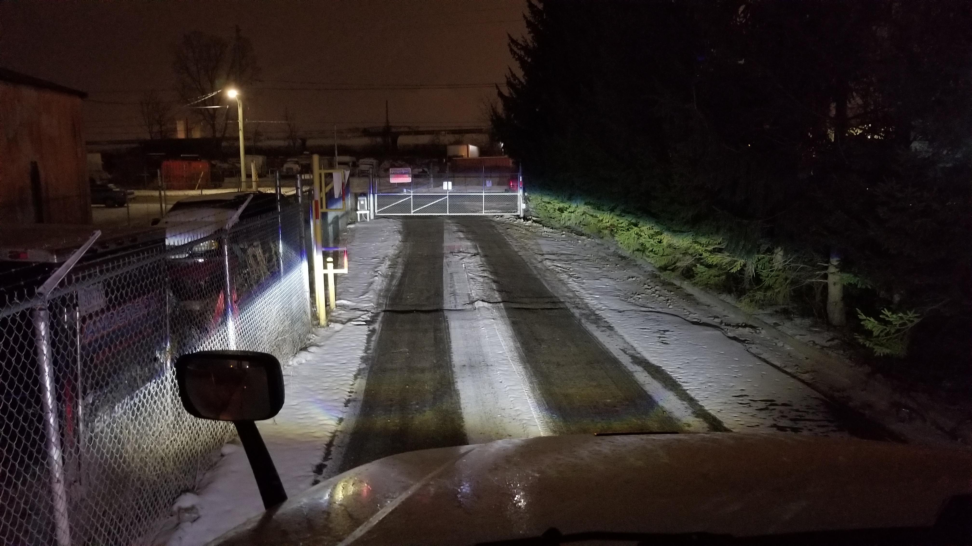 A picture to prove the led projection headlights don't blind everyone