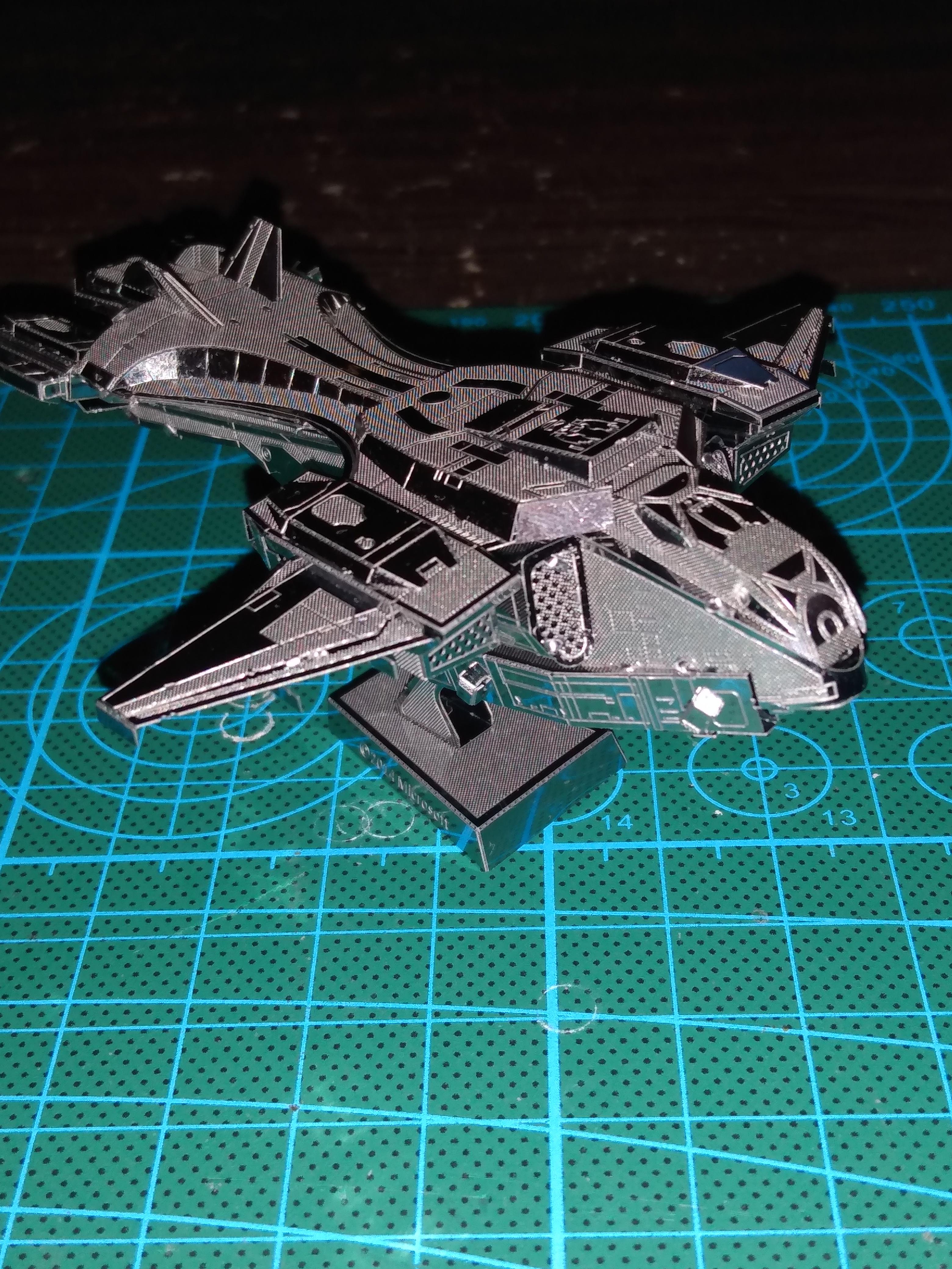 Halo pelican, took a while to arrive but worth the wait! : r/metalearth