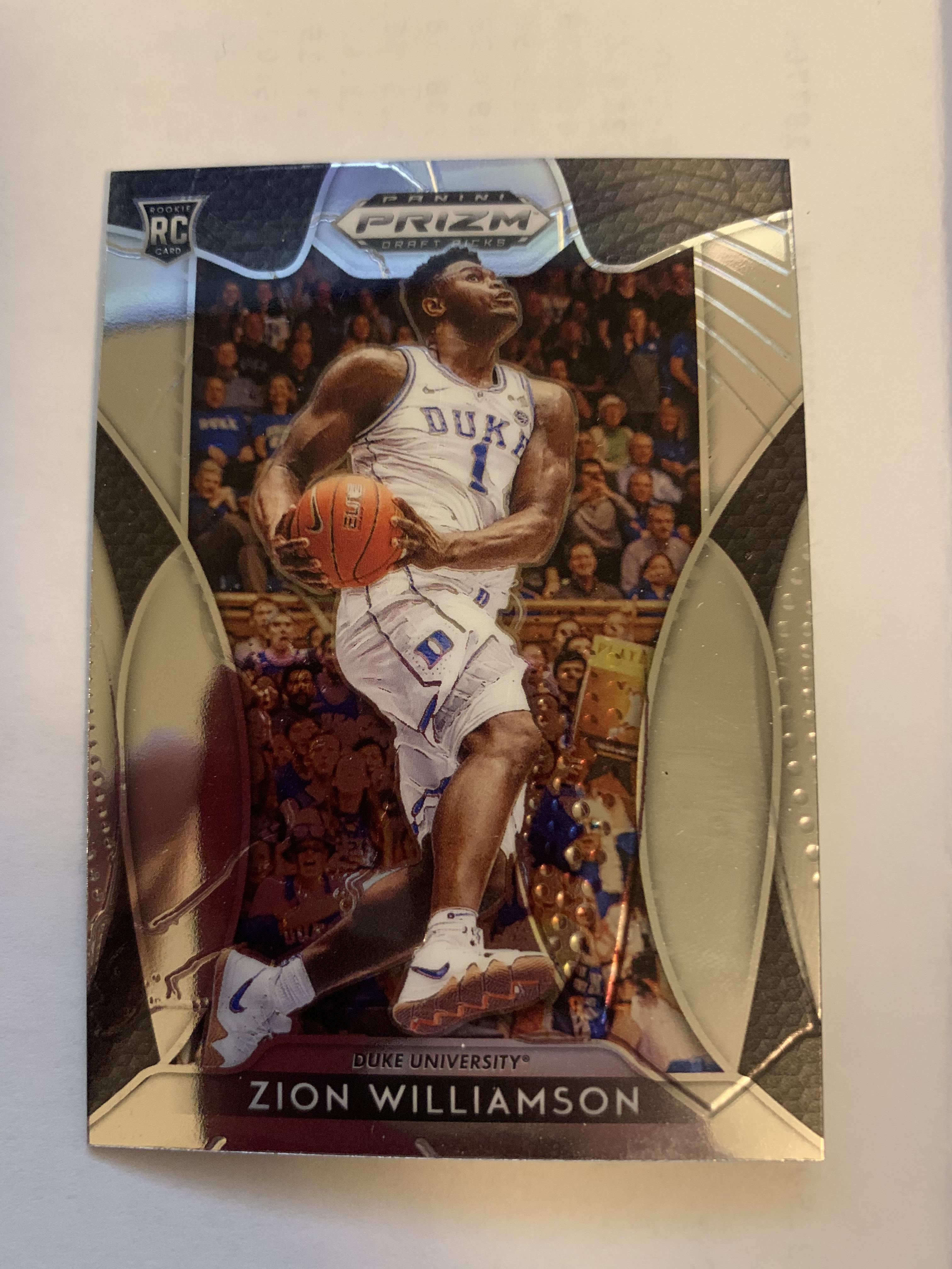 Super Rare 1/1 Zion Williamson Rookie Error/Misprint Card r