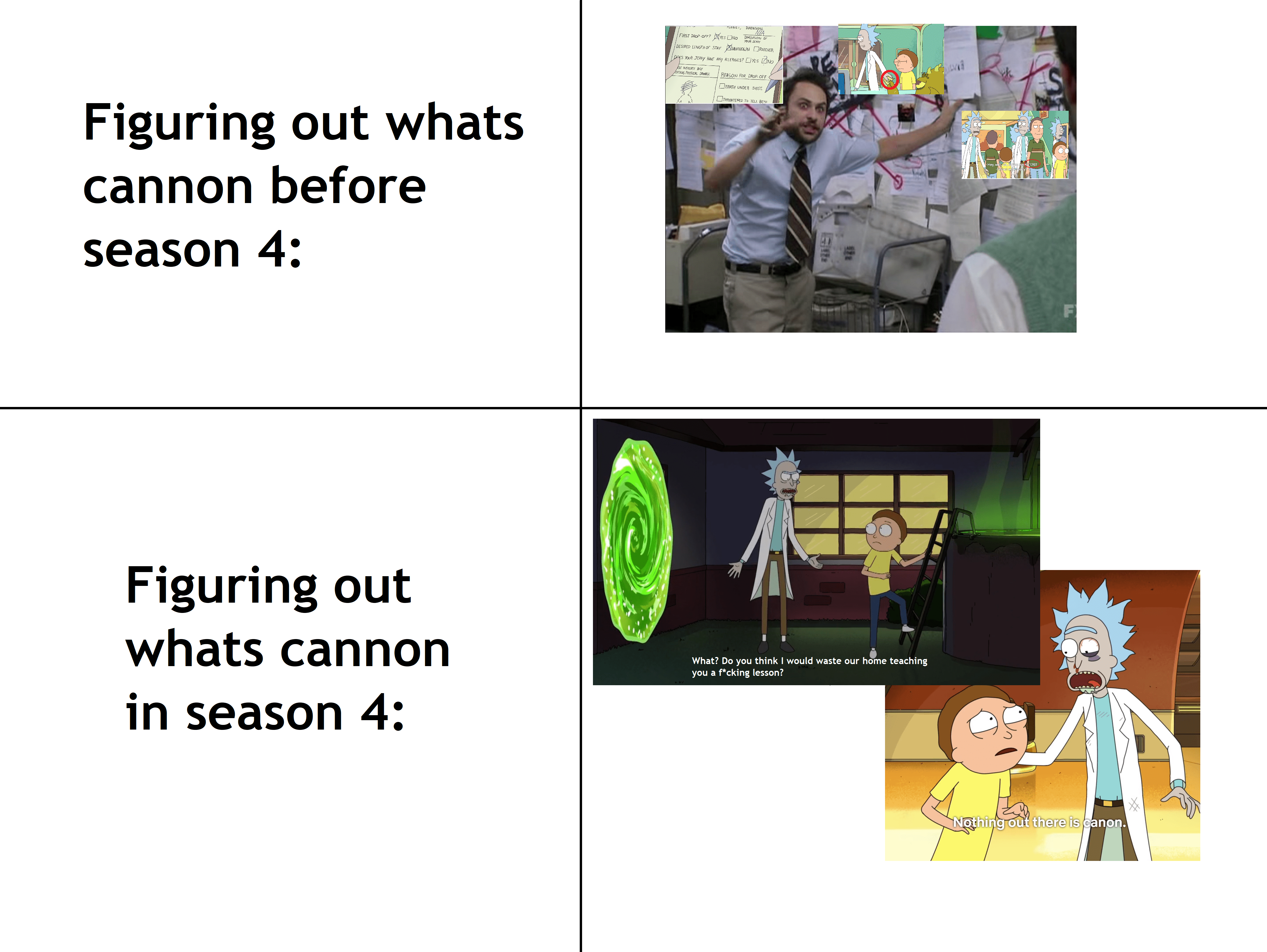 About as subtle as a sledgehammer rickandmorty