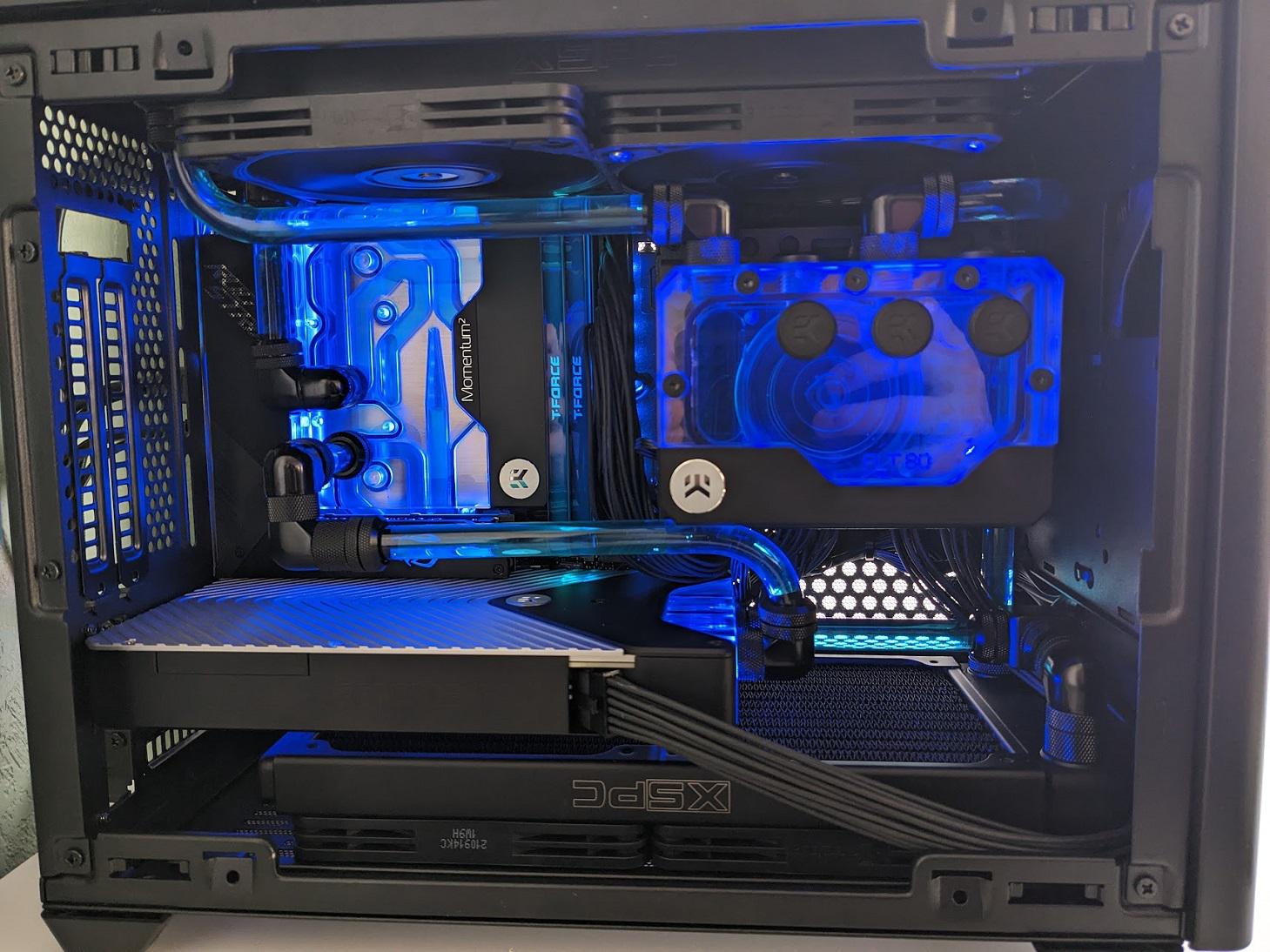 NR200P Dual Radiator Custom Loop Build r/sffpc