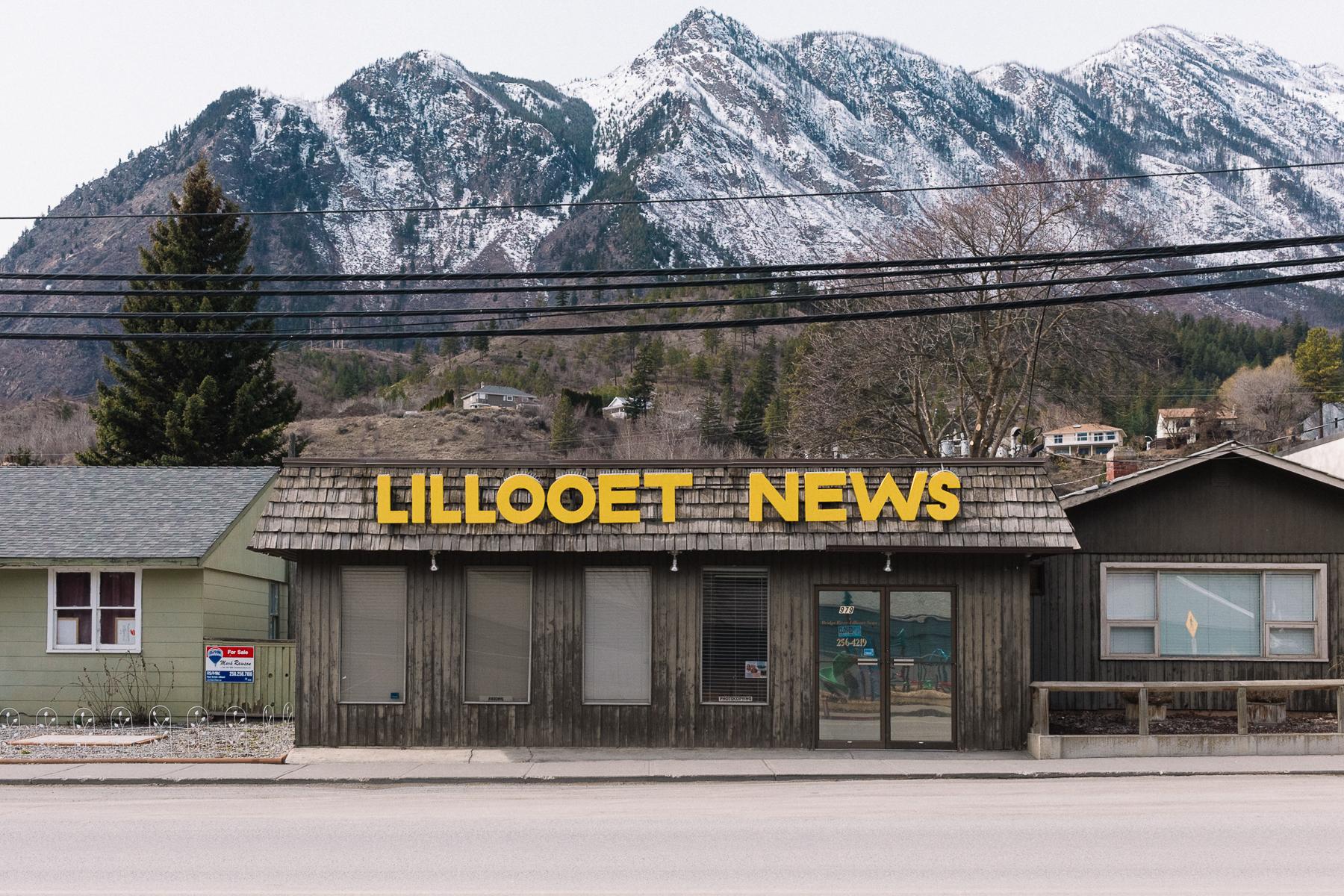 Offices of Lillooet News, in beautiful Lillooet, BC, Canada. r