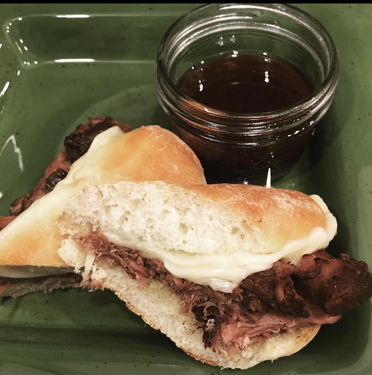 Homemade hoagies make all the difference for this simple braised chuck