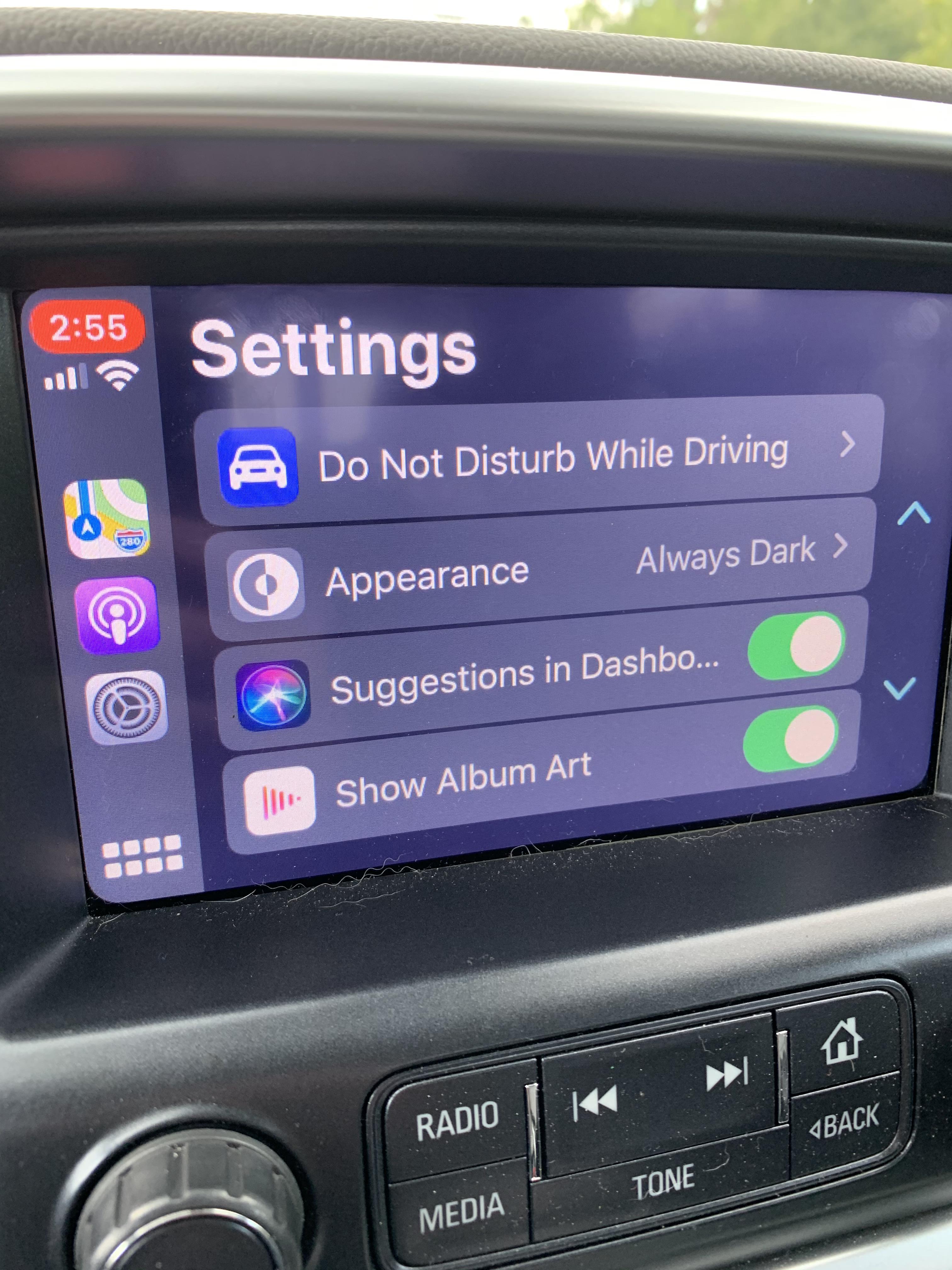 [Feature] More options added within CarPlay settings. r/iOSBeta