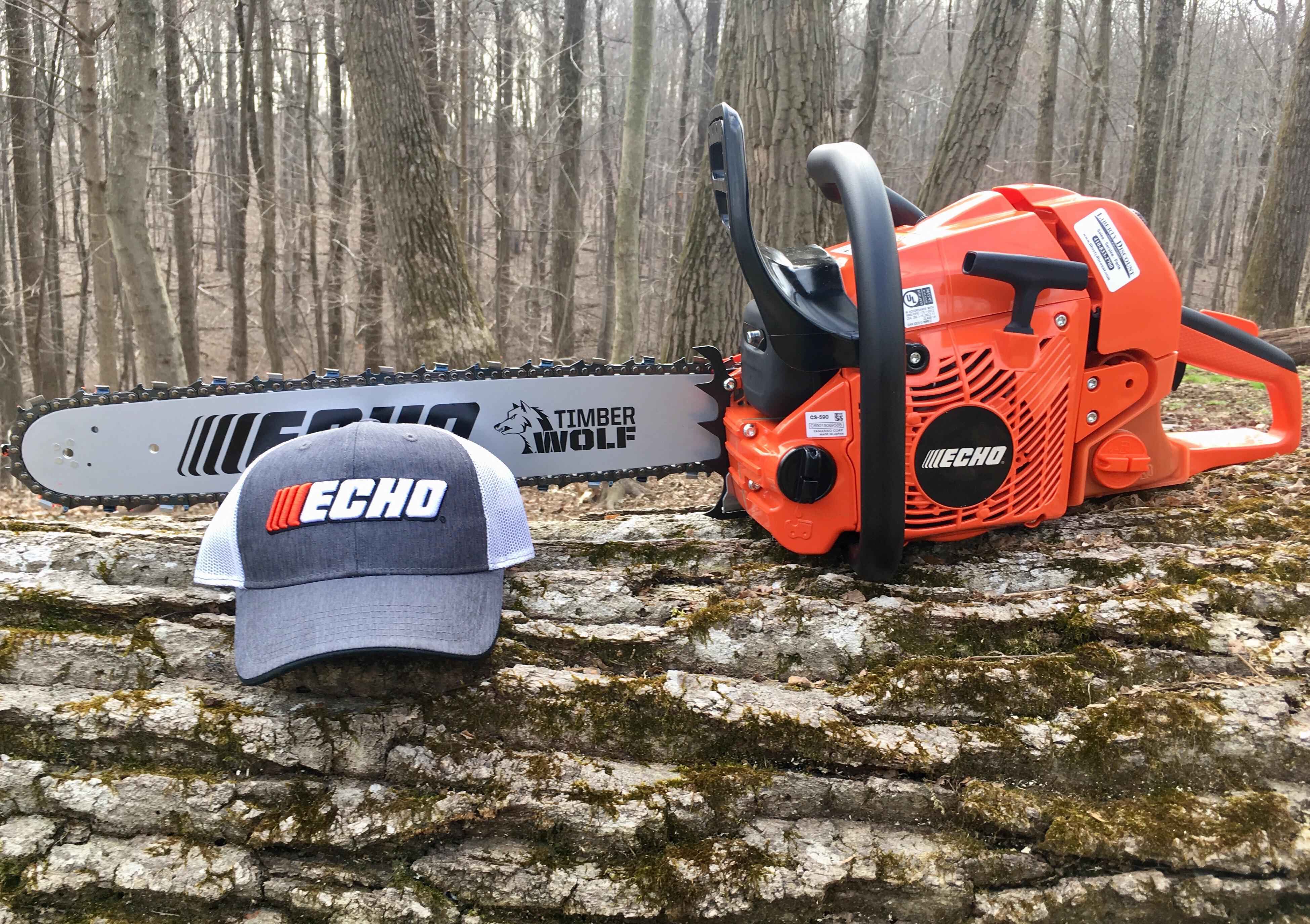 Picked up a new saw over the weekend; Echo 590, 20” bar. And who doesn’t love the added bonus of