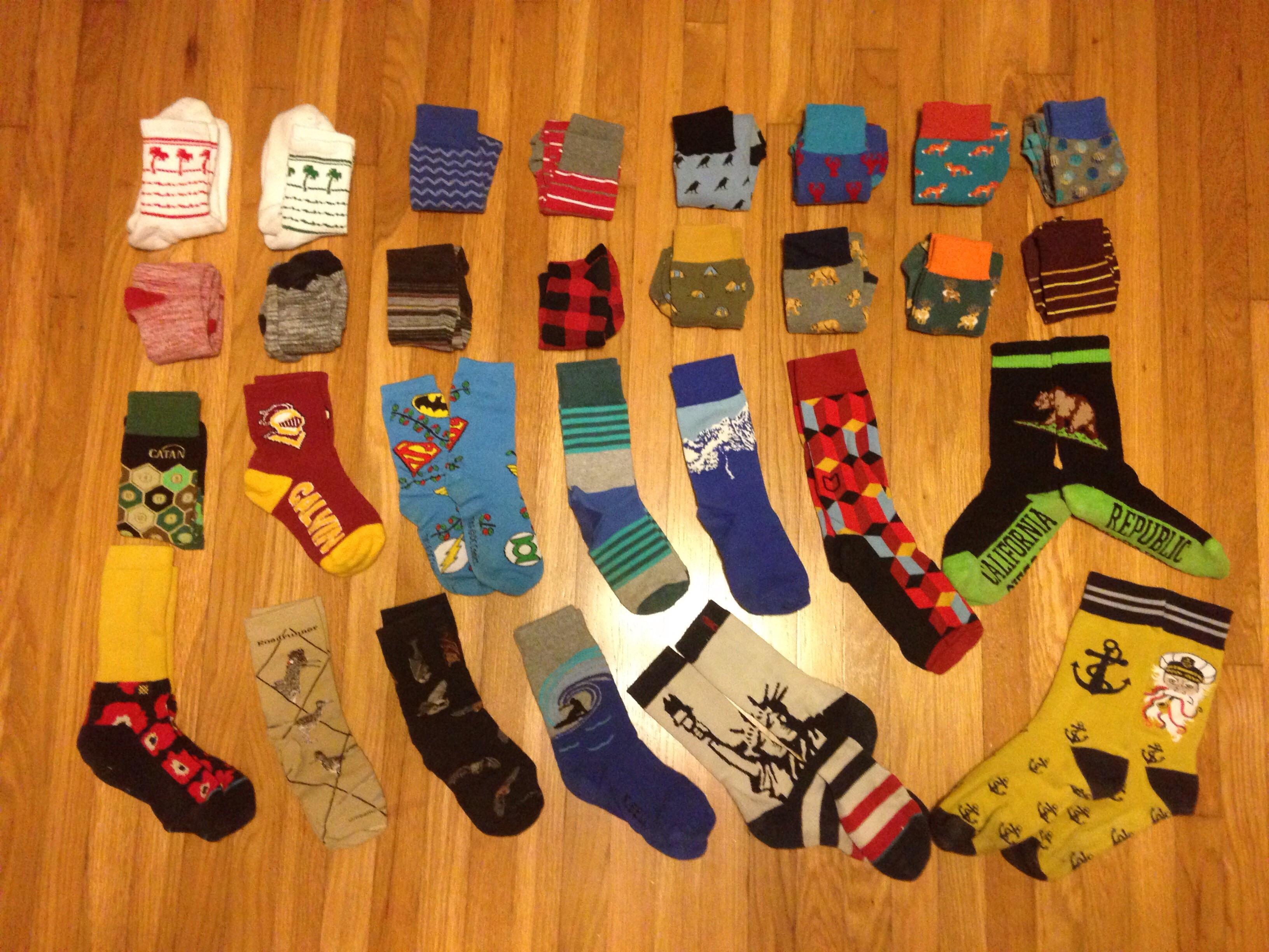 My sock collection r/CoolCollections