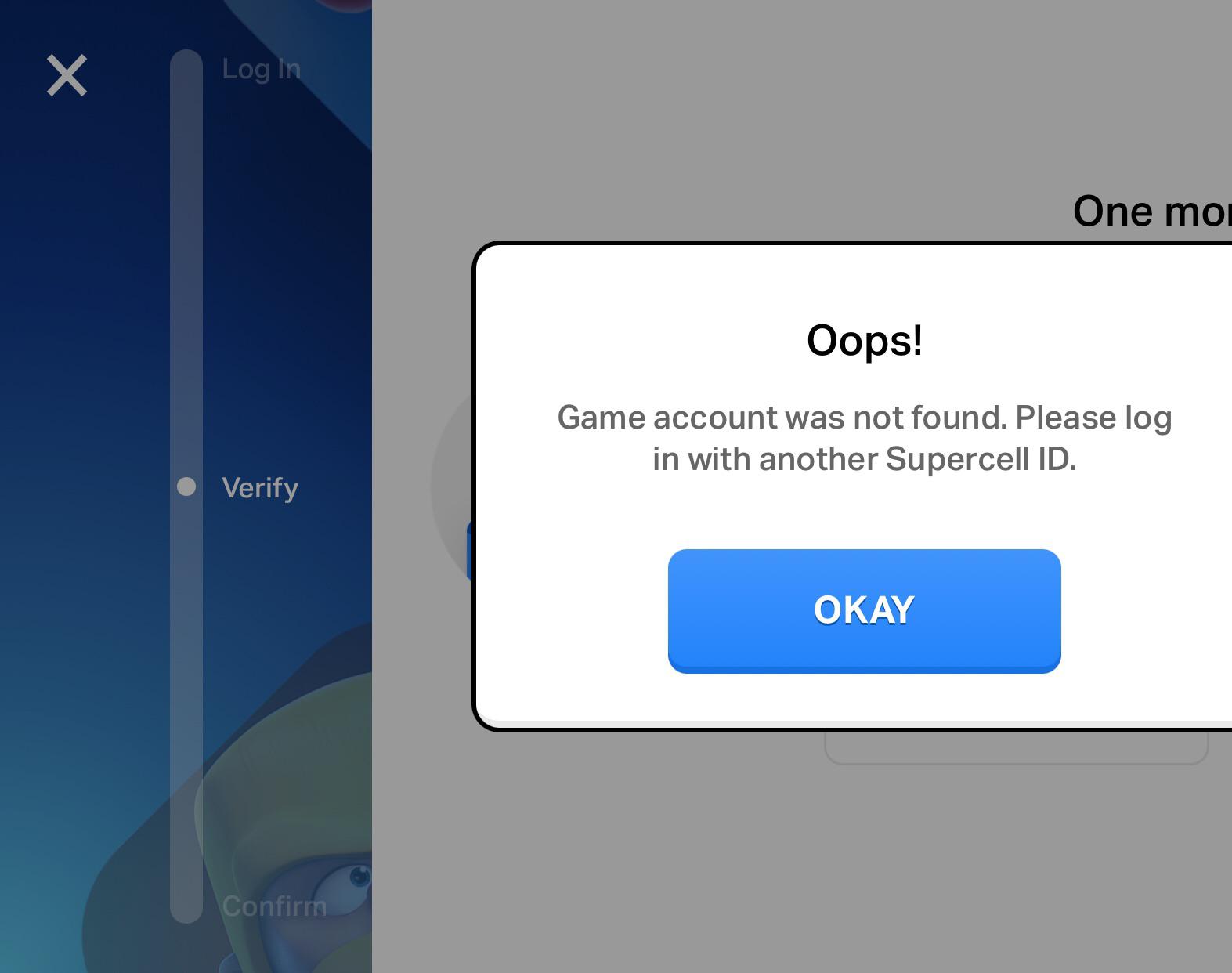 I can’t log in, anyone know why? The account I’m trying to log into is