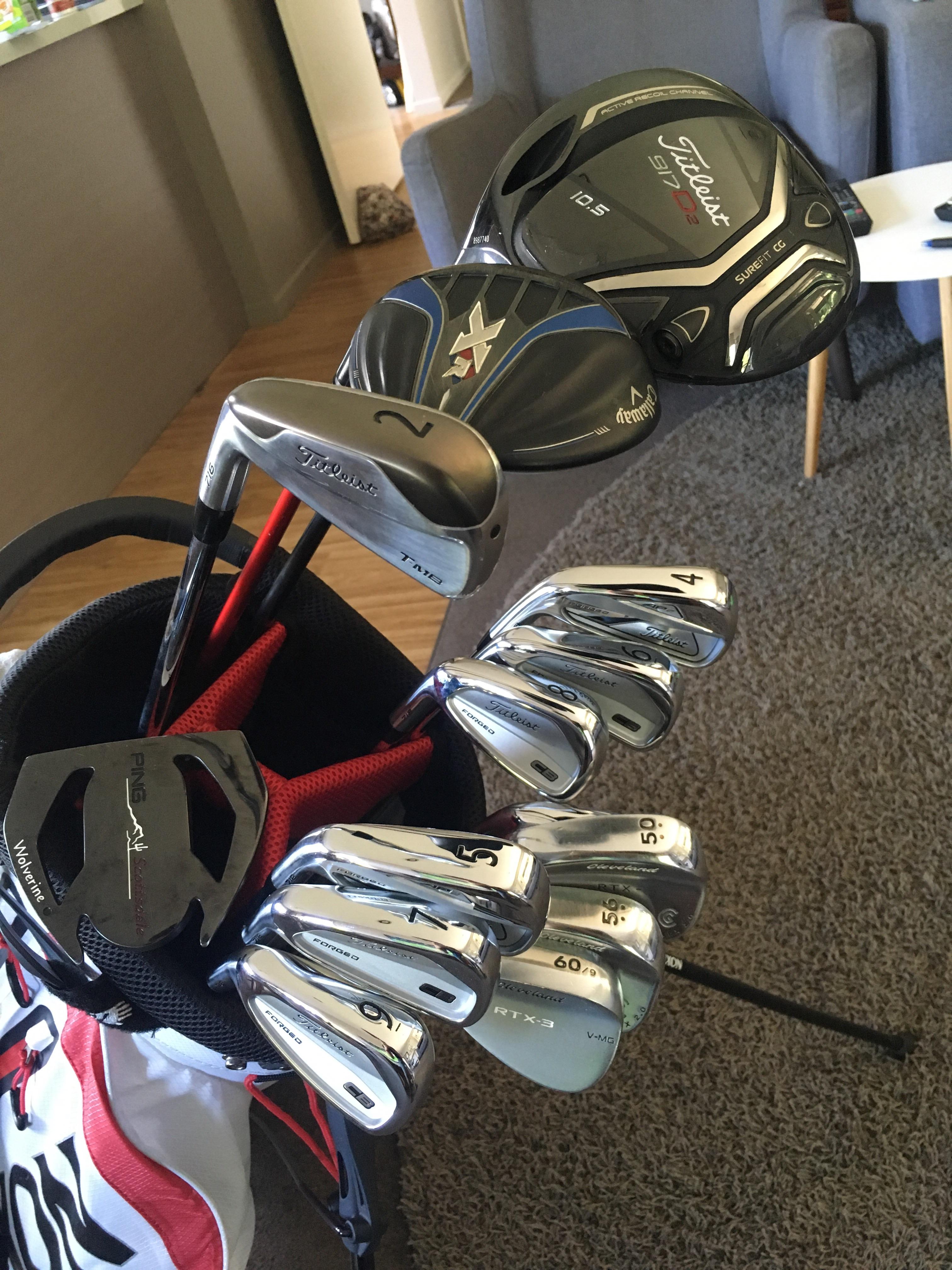 First fitted iron set WITB! r/golf