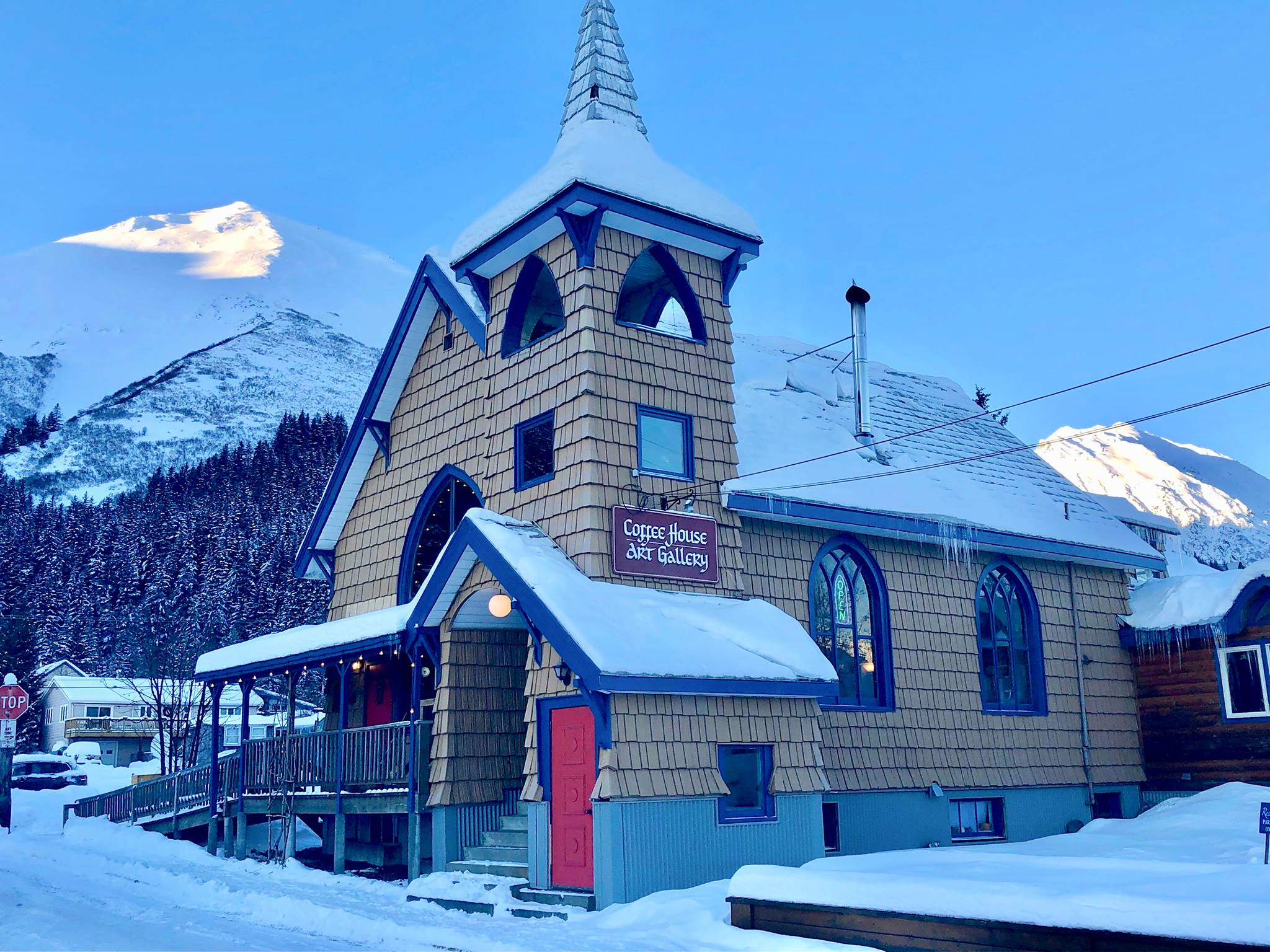 Church turned Coffee House in Seward, Alaska r/LGBTQIAlaska
