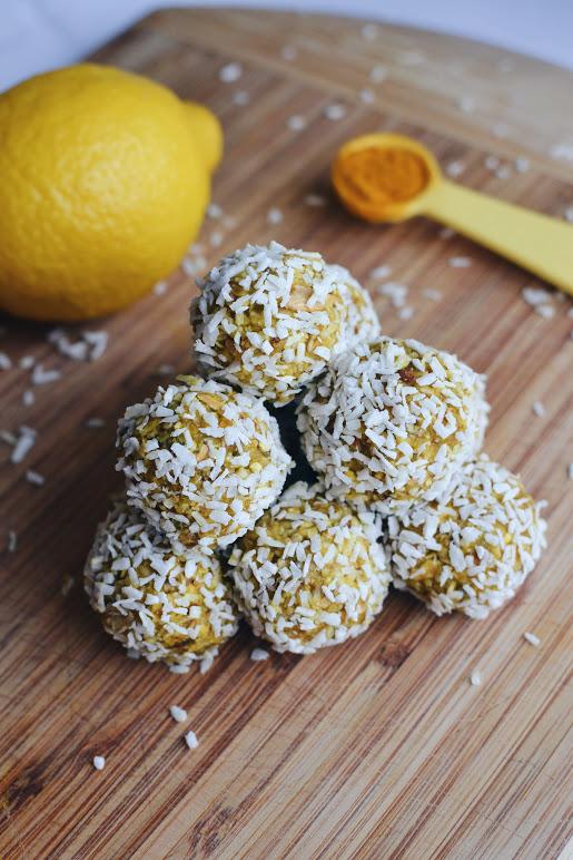Lemon and Turmeric Bliss Balls r/recipes
