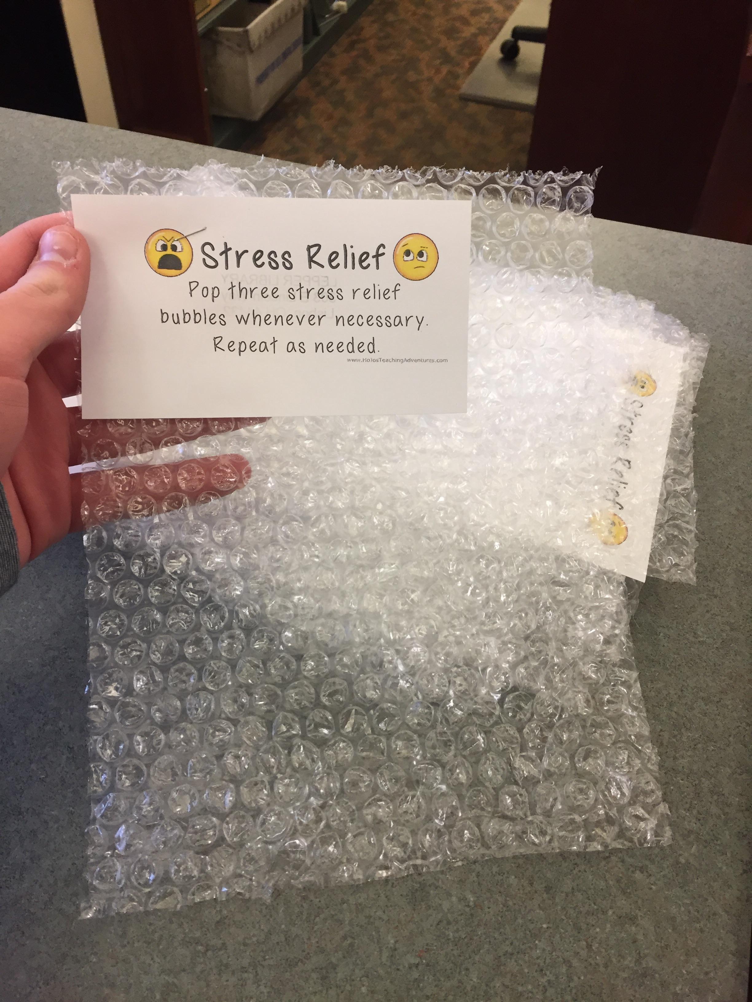 Bristol SU Are Handing Out Bubble Wrap To Combat Exam, 59 OFF