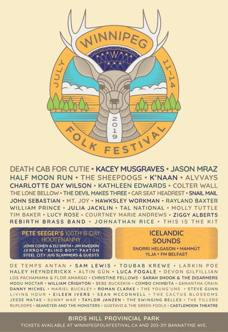 2019 Winnipeg Folk Fest lineup osheaga