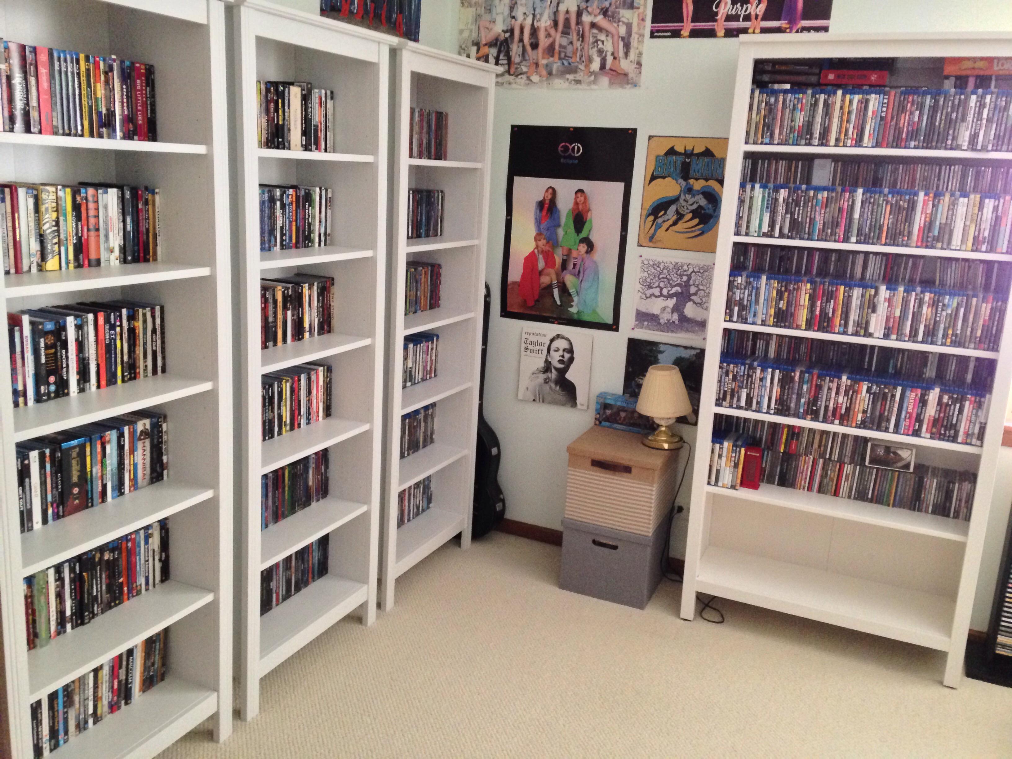 My BluRay Collection After New Shelves r/dvdcollection