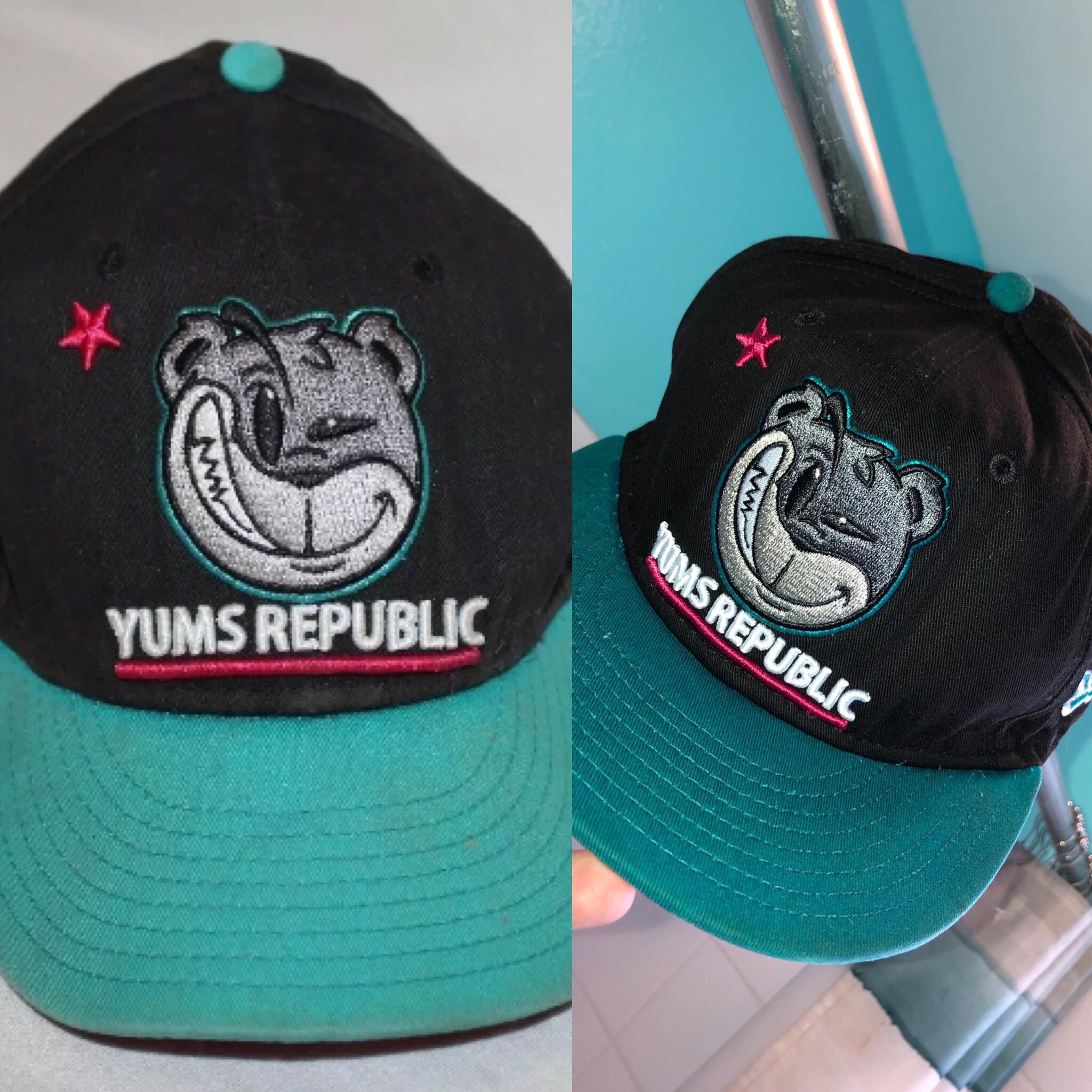 Hat Restoration Almost Complete before and after r/thriftstorescores