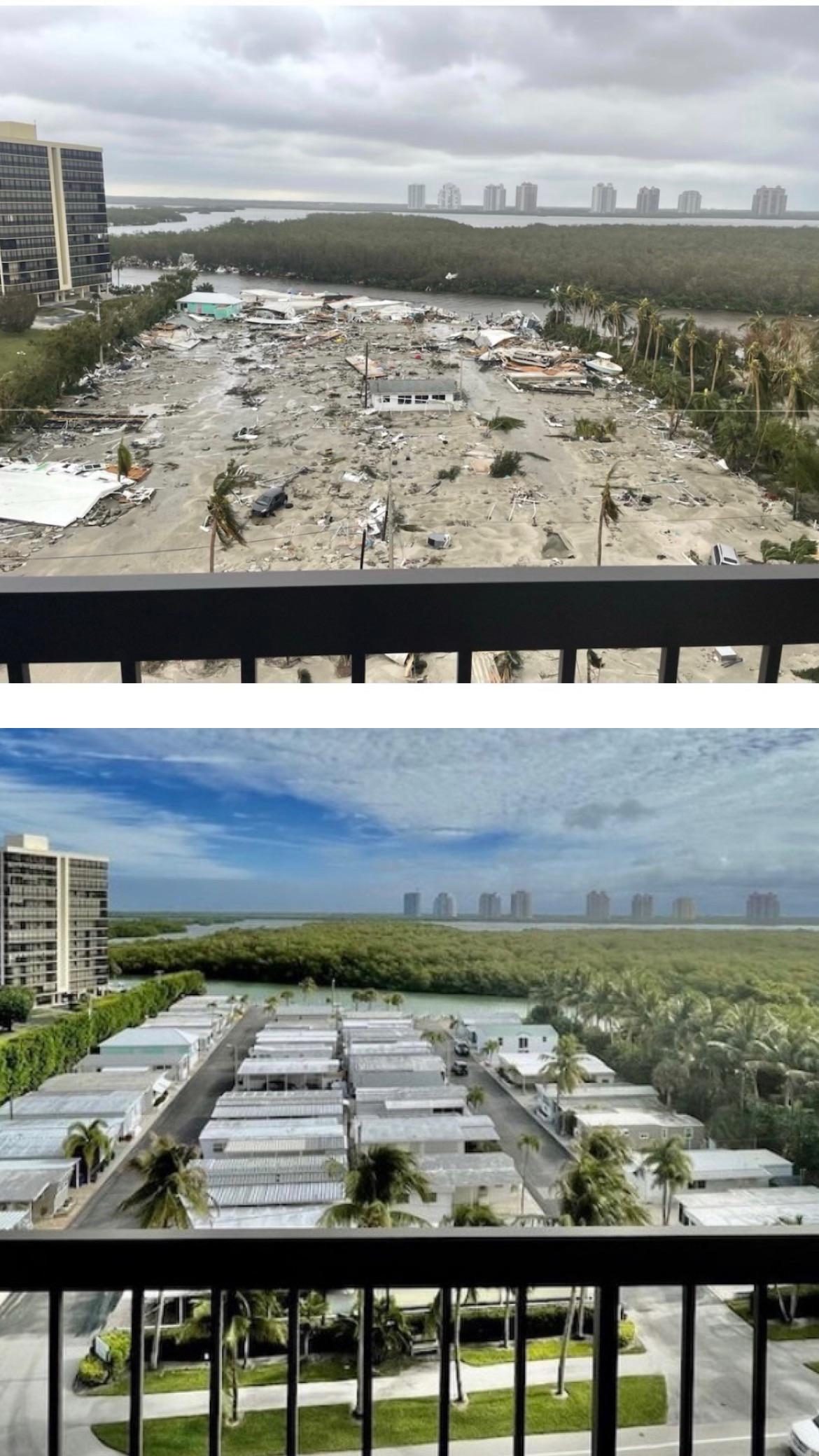 Before and After Hurricane Ian [Fort Myers Florida] r/Wallstreetsilver